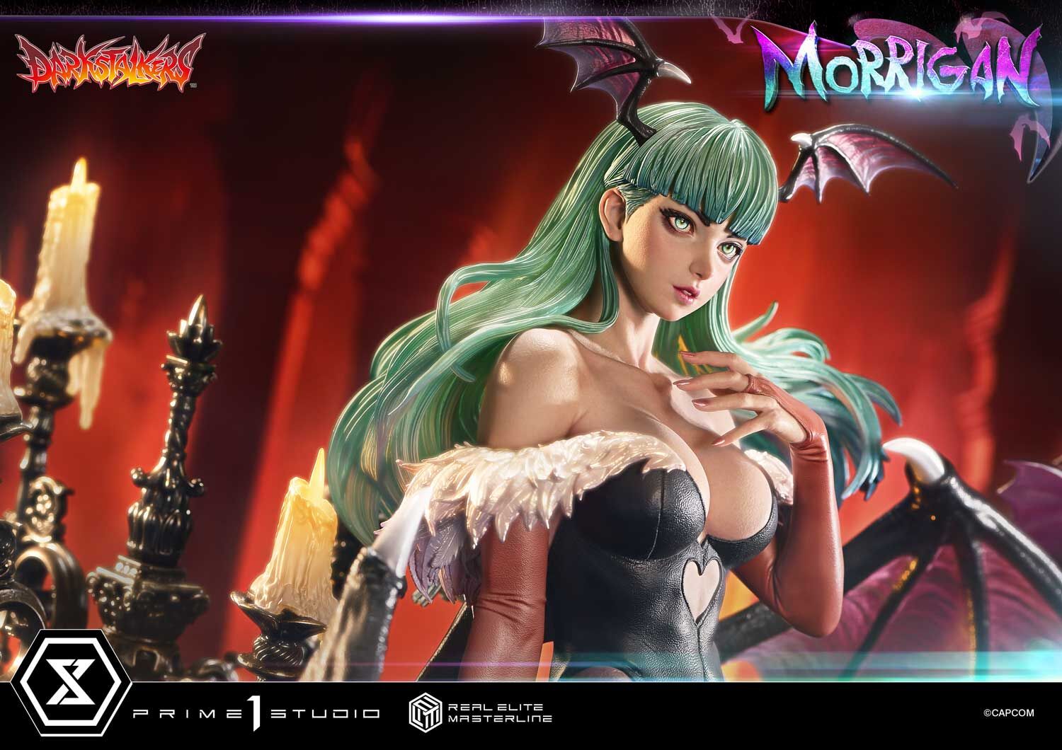 Vampire: The Night Warriors - Morrigan Aensland - Real Elite Masterline (REMDKS-01S) - 1/4 - Bonus Version (Prime 1 Studio) photo 40