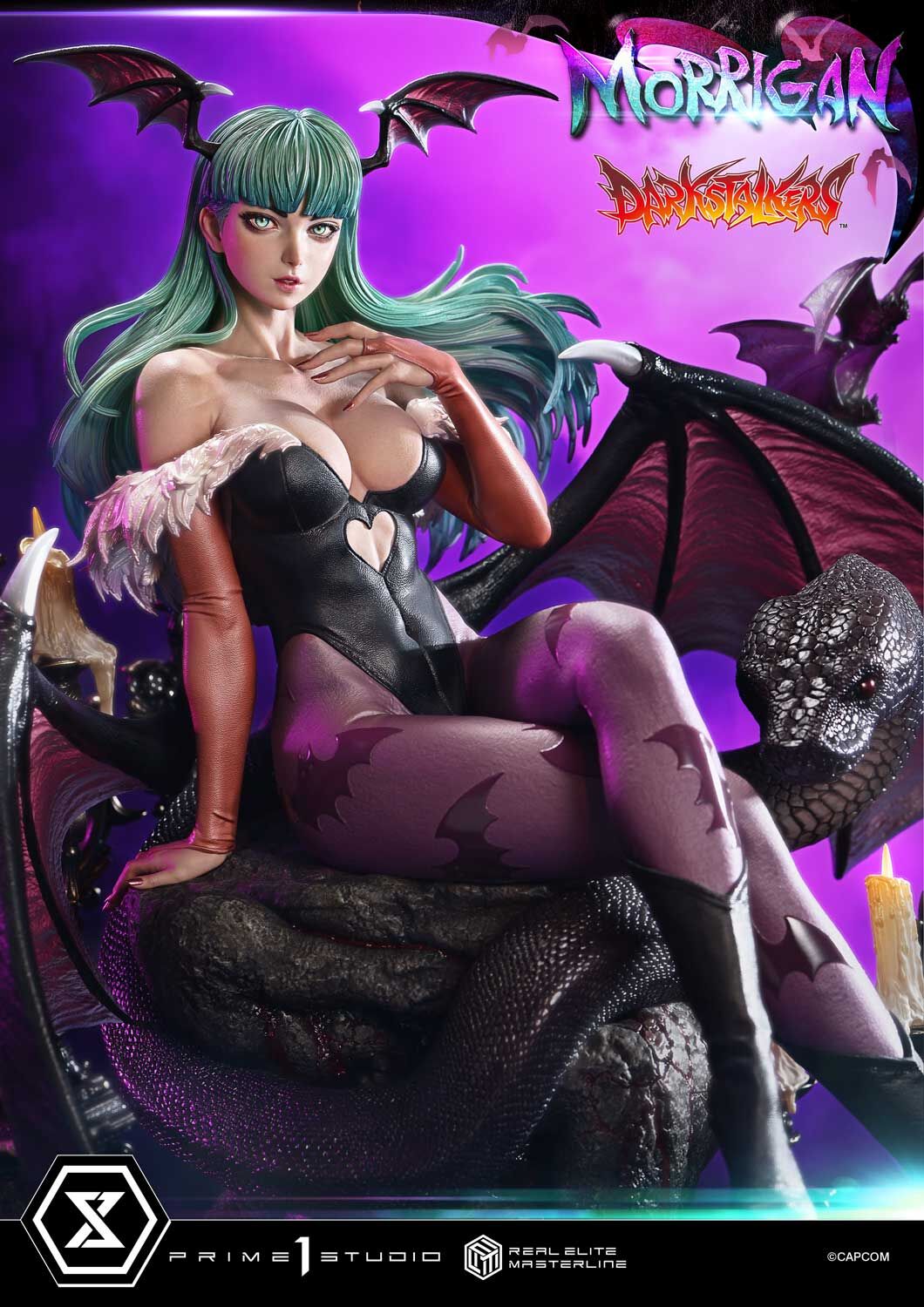 Vampire: The Night Warriors - Morrigan Aensland - Real Elite Masterline (REMDKS-01S) - 1/4 - Bonus Version (Prime 1 Studio) photo 41