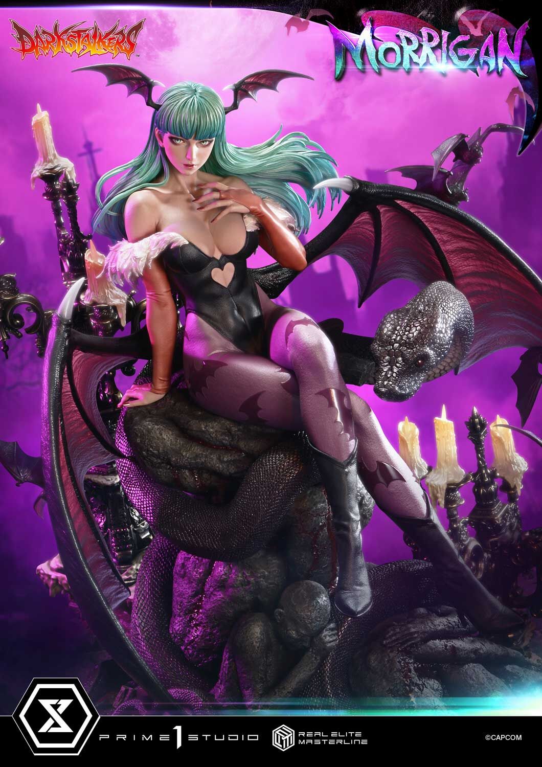 Vampire: The Night Warriors - Morrigan Aensland - Real Elite Masterline (REMDKS-01S) - 1/4 - Bonus Version (Prime 1 Studio) photo 42