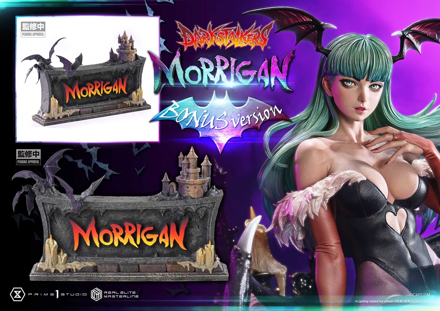Vampire: The Night Warriors - Morrigan Aensland - Real Elite Masterline (REMDKS-01S) - 1/4 - Bonus Version (Prime 1 Studio) photo 46