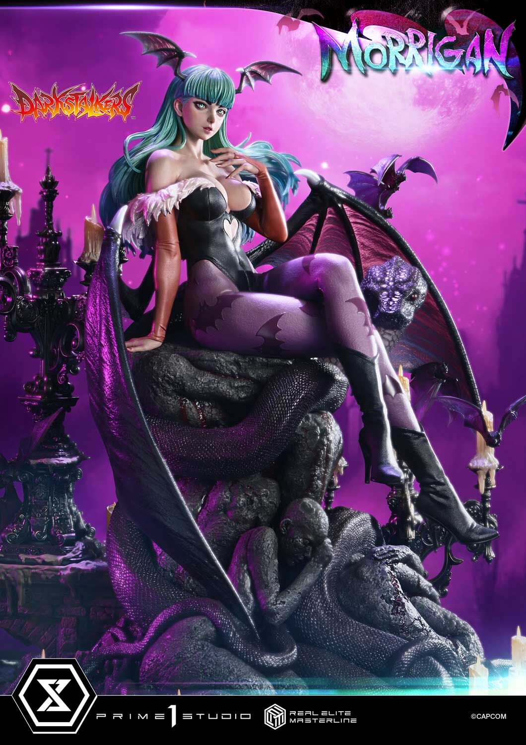 Vampire: The Night Warriors - Morrigan Aensland - Real Elite Masterline (REMDKS-01S) - 1/4 - Bonus Version (Prime 1 Studio) photo 52