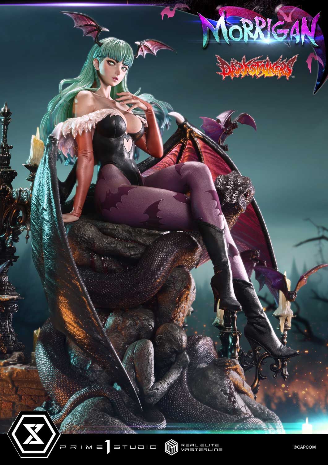 Vampire: The Night Warriors - Morrigan Aensland - Real Elite Masterline (REMDKS-01S) - 1/4 - Bonus Version (Prime 1 Studio) photo 53