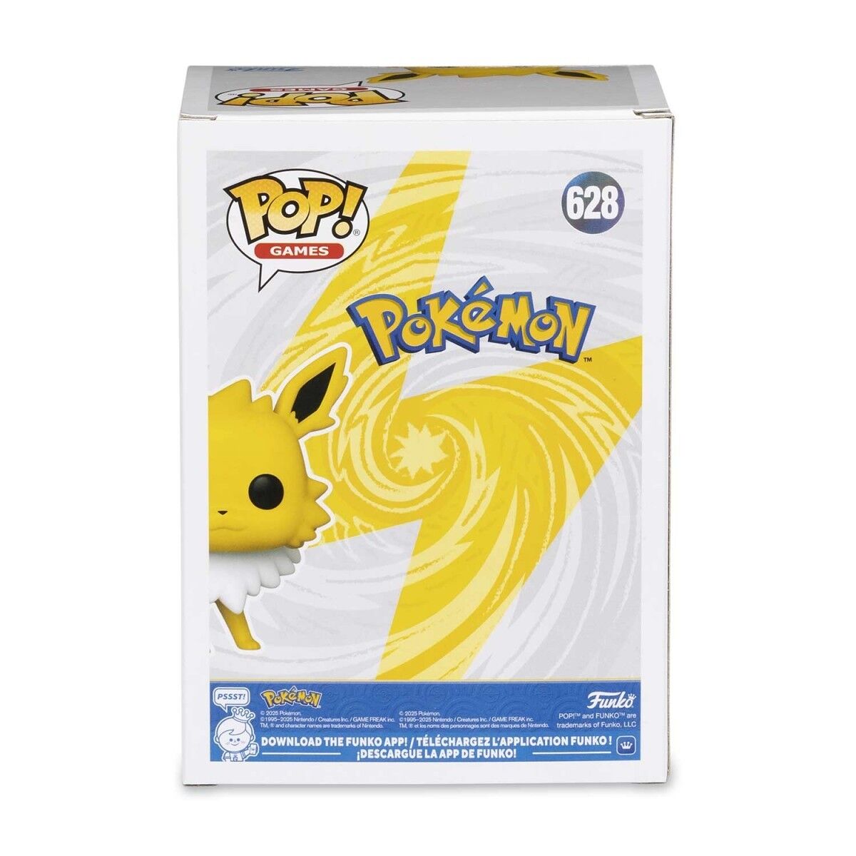 Pocket Monsters - Thunders - POP! Games  (#628) - POP! Pokémon - POP! Vinyl - Pearlescent (Funko Toys, PokémonCenter.com) photo 5