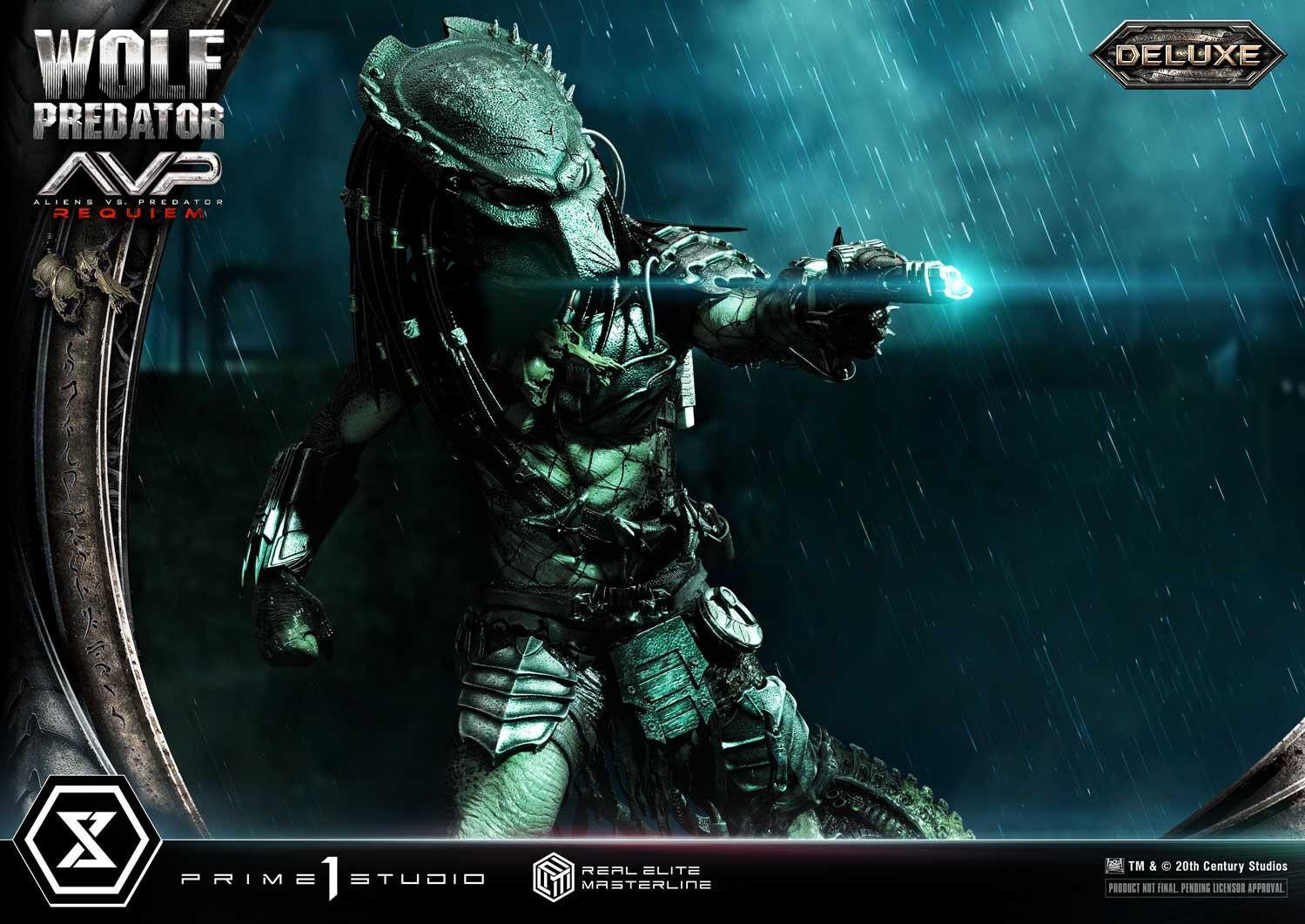 Aliens Vs Predator: Requiem - Alien Warrior - Wolf Predator - Real Elite Masterline  (REMAVP-01DX) - 1/3 - DX Version (Prime 1 Studio) photo 21