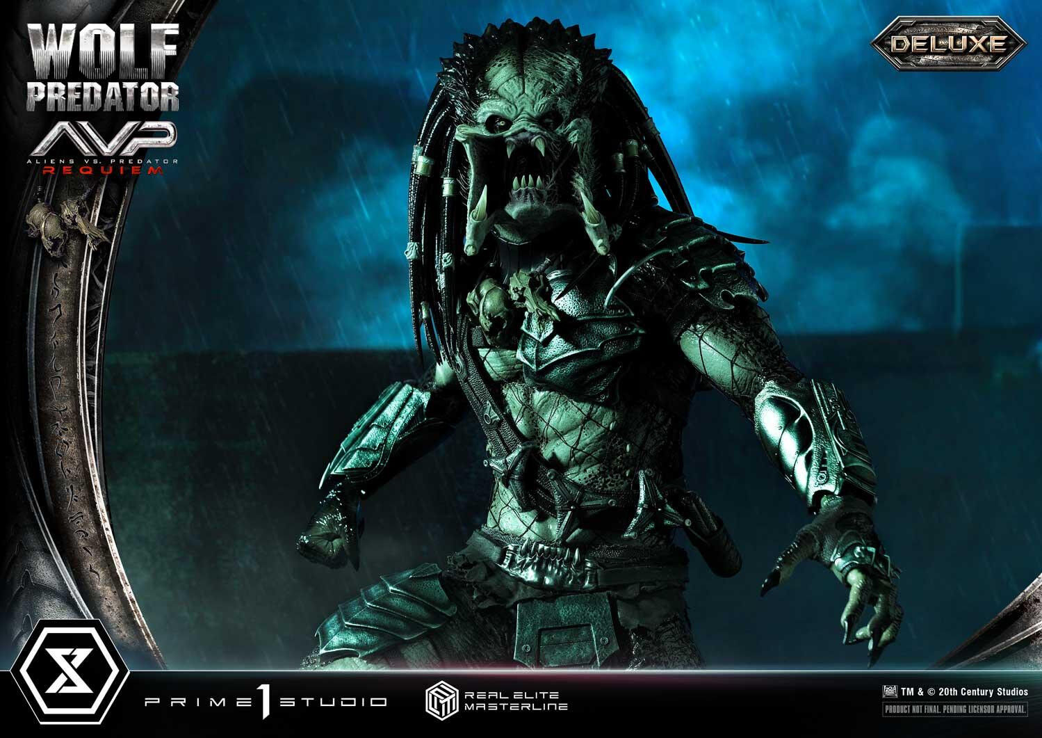 Aliens Vs Predator: Requiem - Alien Warrior - Wolf Predator - Real Elite Masterline  (REMAVP-01DX) - 1/3 - DX Version (Prime 1 Studio) photo 36