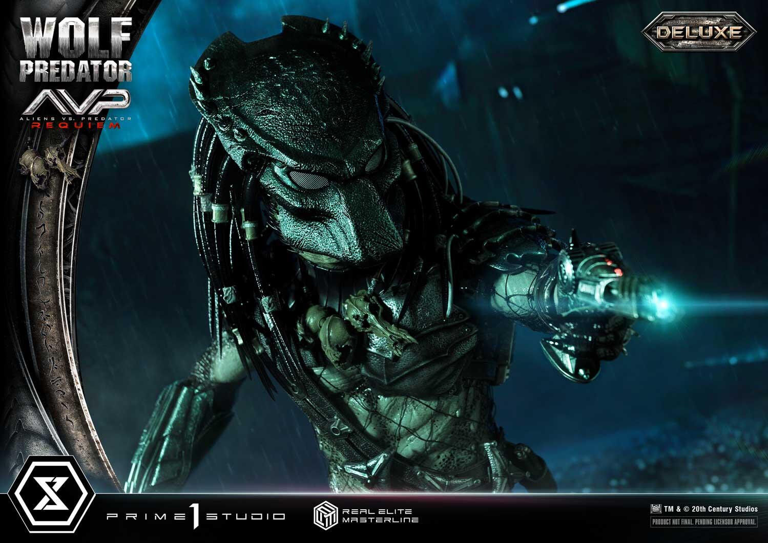 Aliens Vs Predator: Requiem - Alien Warrior - Wolf Predator - Real Elite Masterline  (REMAVP-01DX) - 1/3 - DX Version (Prime 1 Studio) photo 37