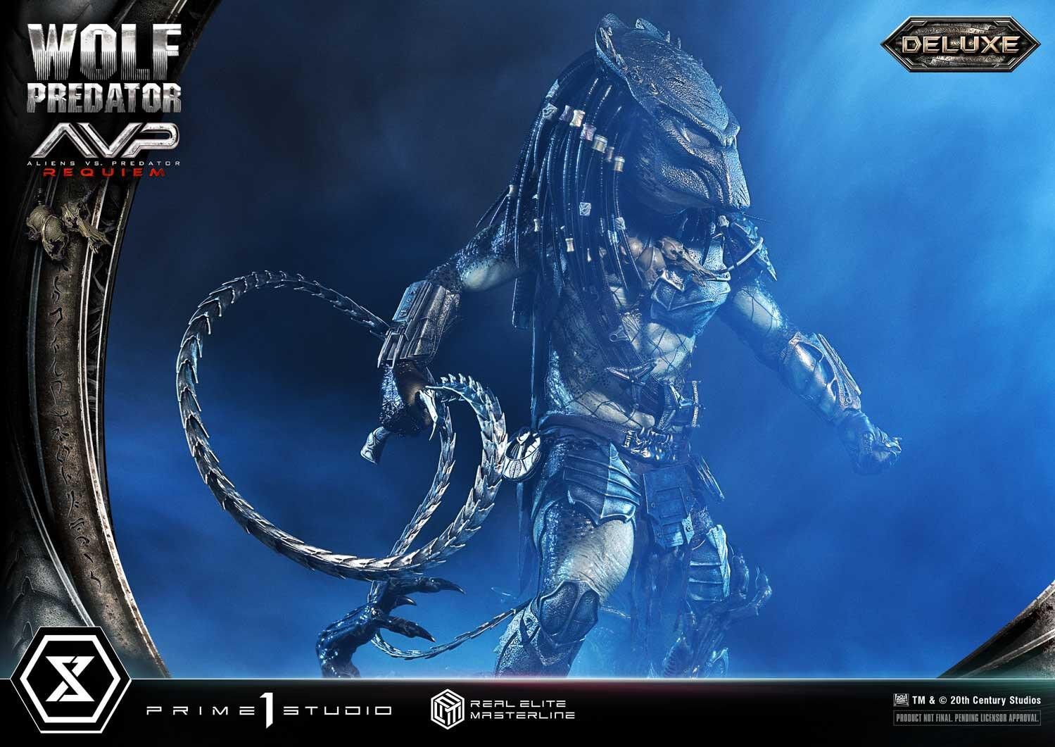 Aliens Vs Predator: Requiem - Alien Warrior - Wolf Predator - Real Elite Masterline  (REMAVP-01DX) - 1/3 - DX Version (Prime 1 Studio) photo 43