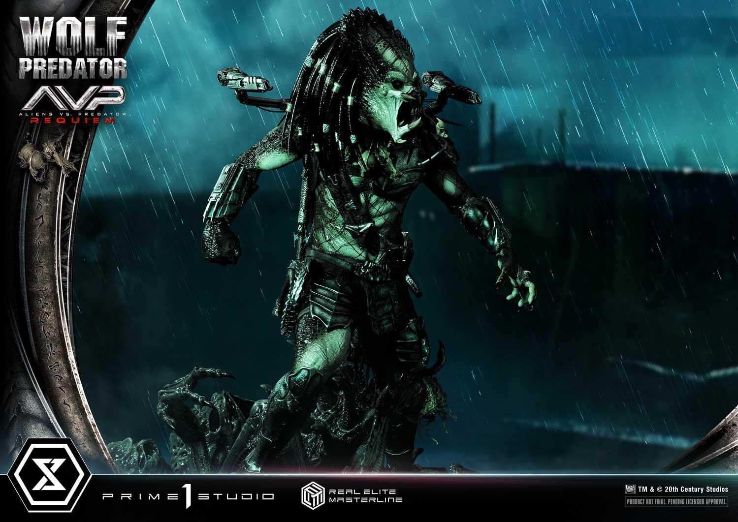 Aliens Vs Predator: Requiem - Alien Warrior - Wolf Predator - Real Elite Masterline  (REMAVP-01DX) - 1/3 - DX Version (Prime 1 Studio) photo 63