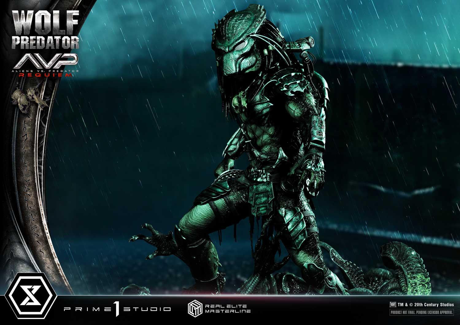 Aliens Vs Predator: Requiem - Alien Warrior - Wolf Predator - Real Elite Masterline  (REMAVP-01DX) - 1/3 - DX Version (Prime 1 Studio) photo 65