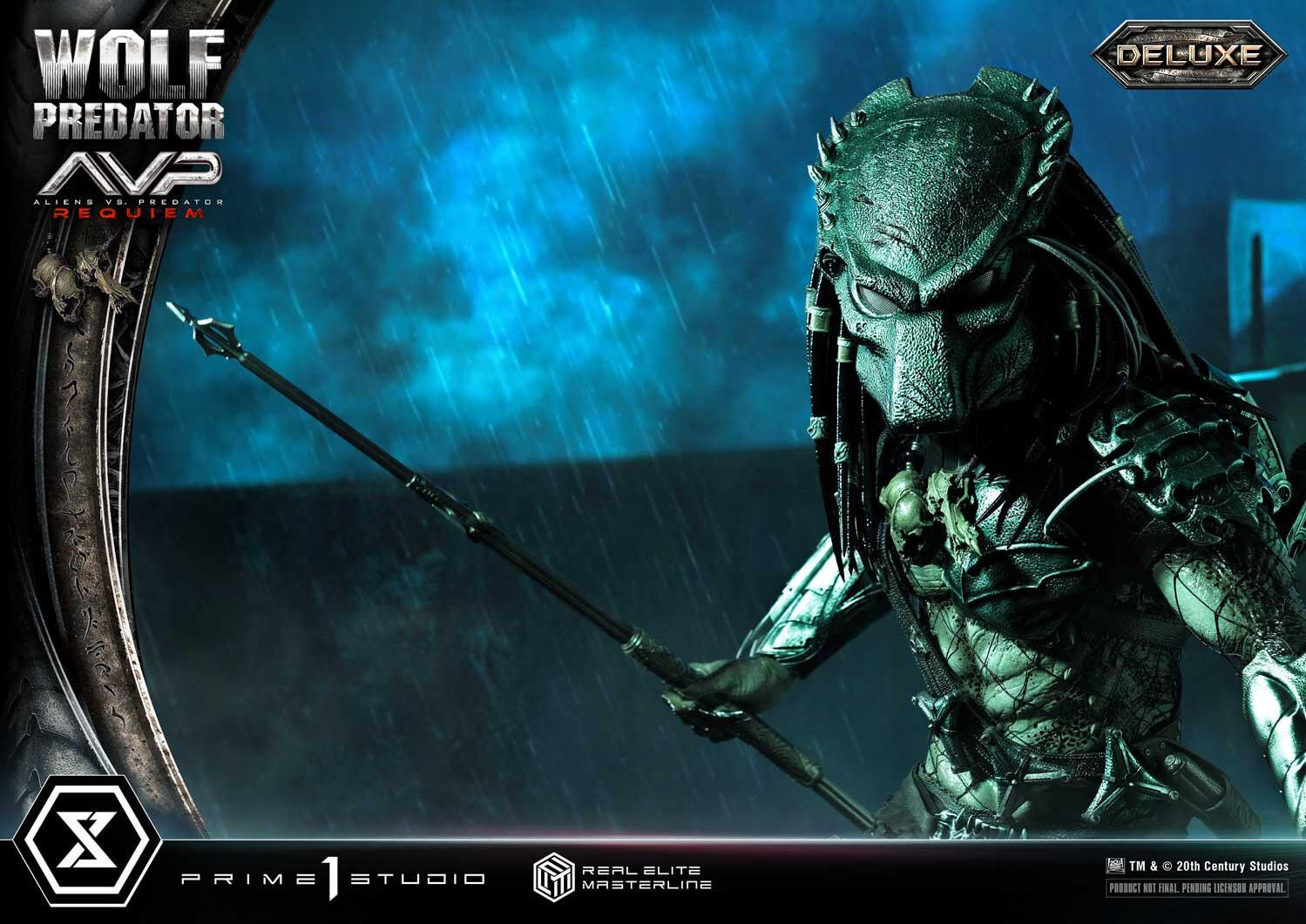 Aliens Vs Predator: Requiem - Alien Warrior - Wolf Predator - Real Elite Masterline (REMAVP-01DXS) - 1/3 - DX Bonus Version (Prime 1 Studio) photo 2