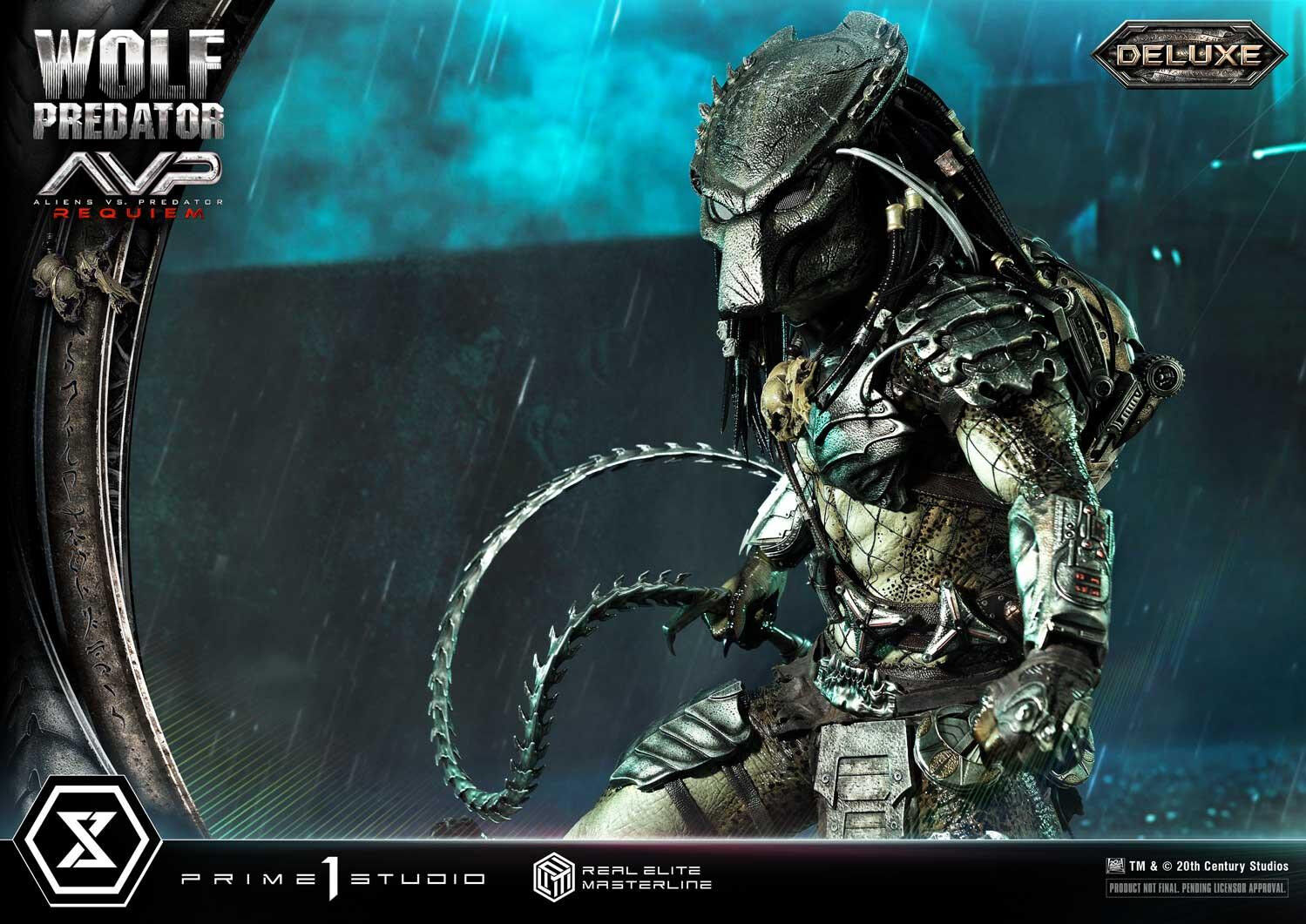 Aliens Vs Predator: Requiem - Alien Warrior - Wolf Predator - Real Elite Masterline (REMAVP-01DXS) - 1/3 - DX Bonus Version (Prime 1 Studio) photo 14