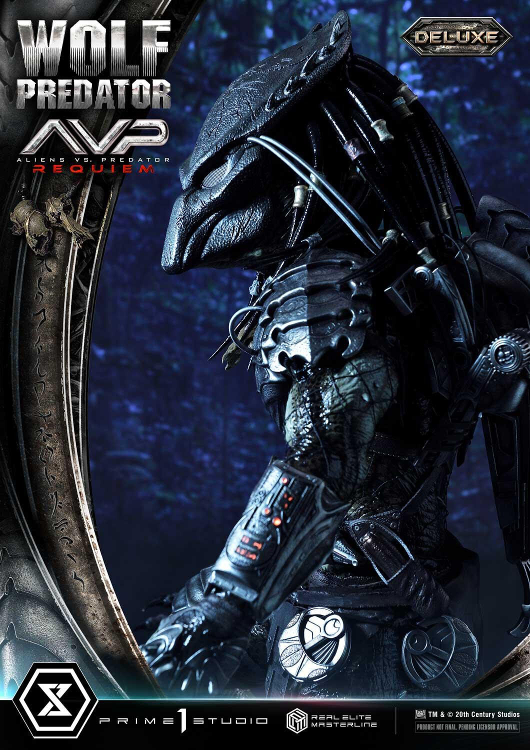 Aliens Vs Predator: Requiem - Alien Warrior - Wolf Predator - Real Elite Masterline (REMAVP-01DXS) - 1/3 - DX Bonus Version (Prime 1 Studio) photo 15