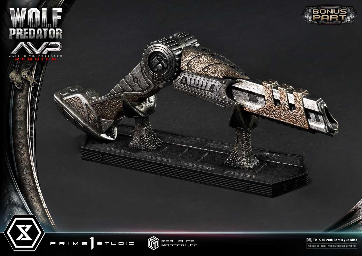 Aliens Vs Predator: Requiem - Alien Warrior - Wolf Predator - Real Elite Masterline (REMAVP-01DXS) - 1/3 - DX Bonus Version (Prime 1 Studio) photo 34