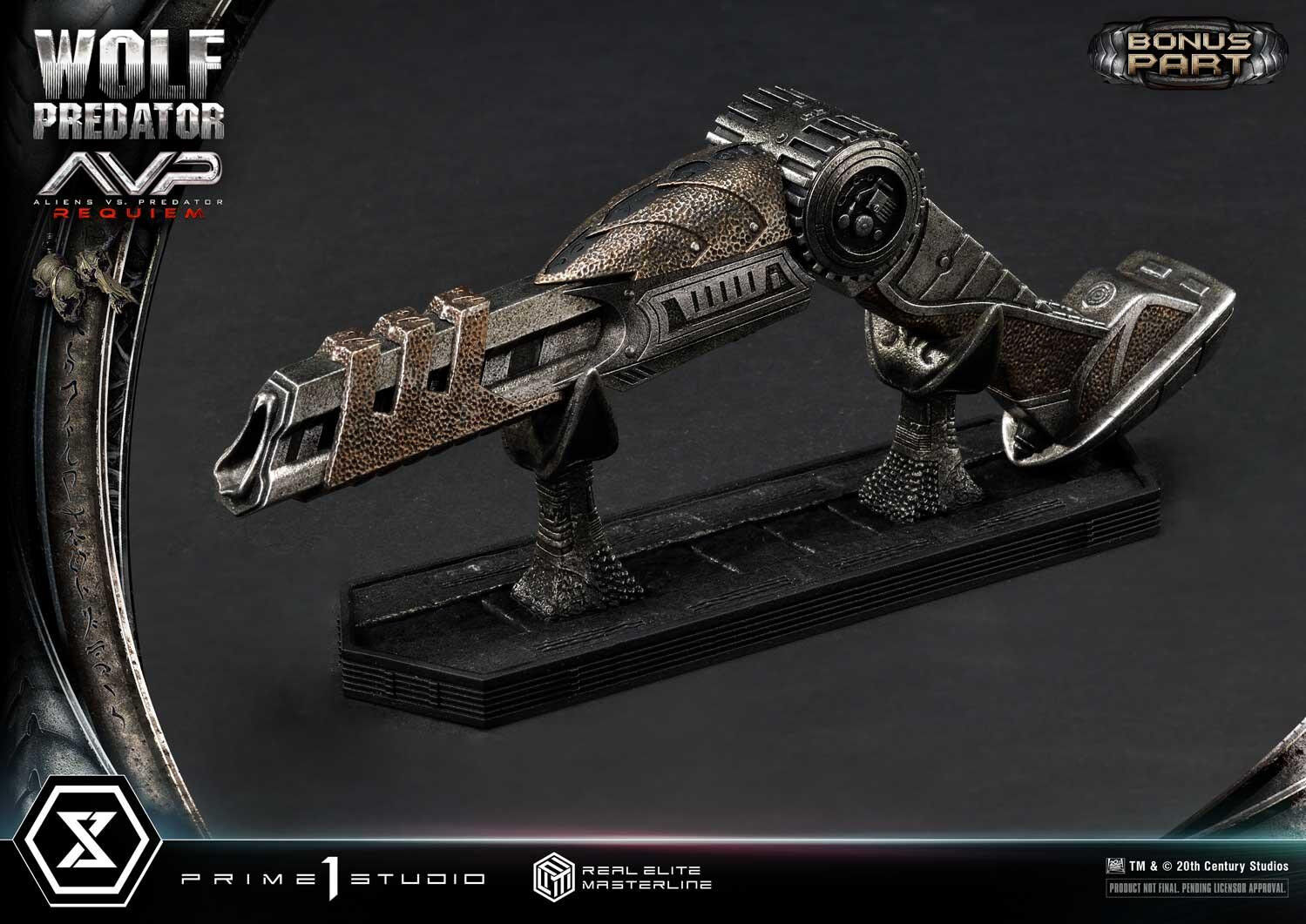 Aliens Vs Predator: Requiem - Alien Warrior - Wolf Predator - Real Elite Masterline (REMAVP-01DXS) - 1/3 - DX Bonus Version (Prime 1 Studio) photo 35