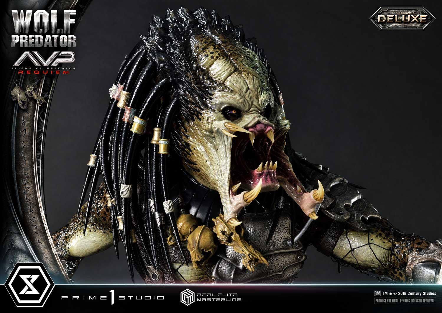 Aliens Vs Predator: Requiem - Alien Warrior - Wolf Predator - Real Elite Masterline (REMAVP-01DXS) - 1/3 - DX Bonus Version (Prime 1 Studio) photo 46