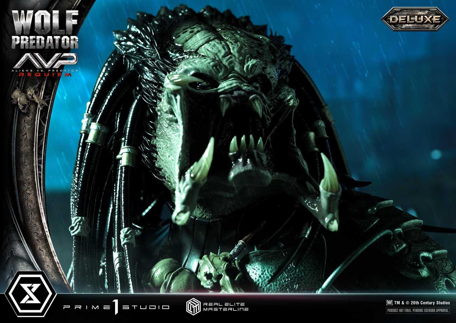 Aliens Vs Predator: Requiem - Alien Warrior - Wolf Predator - Real Elite Masterline (REMAVP-01DXS) - 1/3 - DX Bonus Version (Prime 1 Studio) photo 47