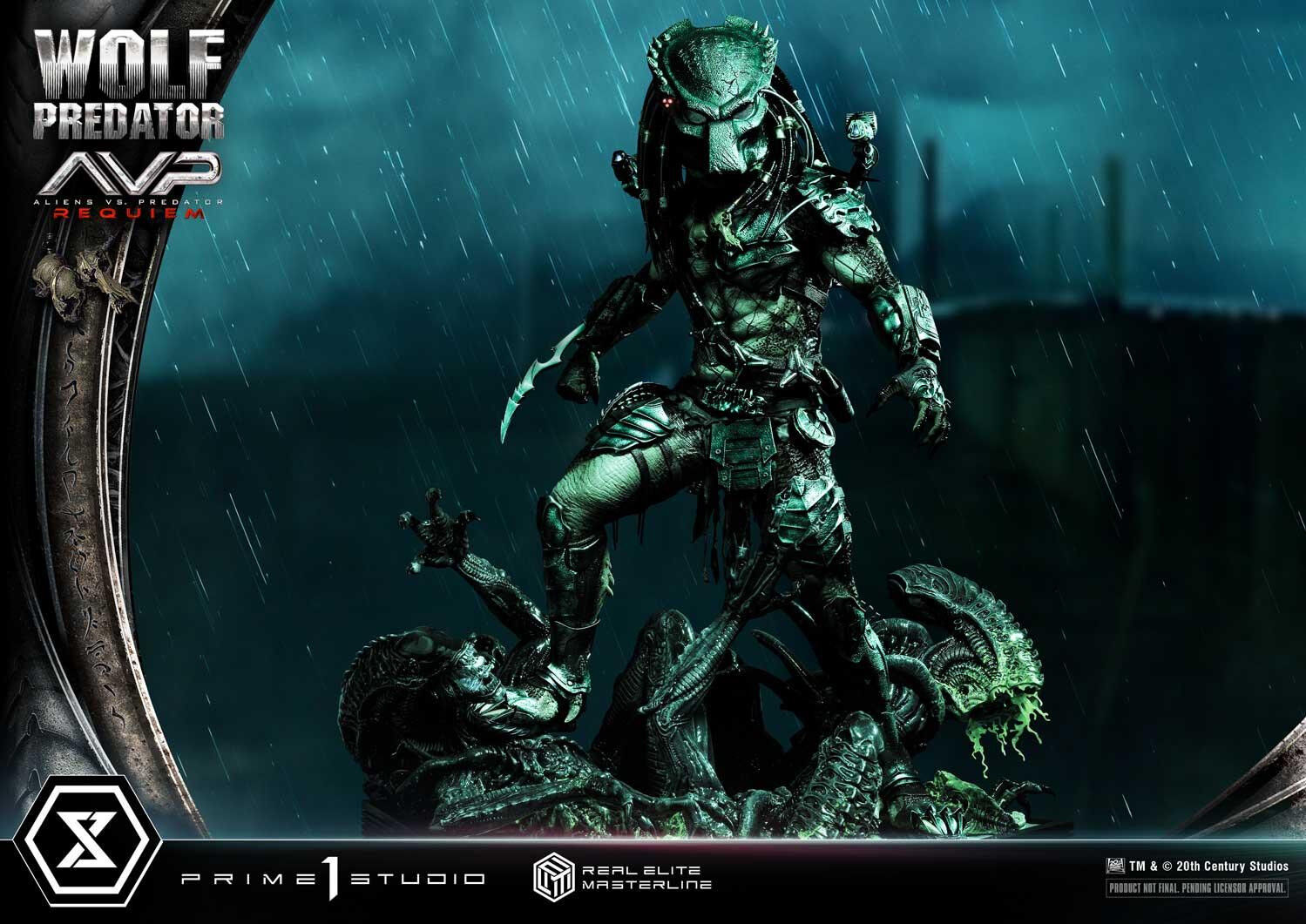 Aliens Vs Predator: Requiem - Alien Warrior - Wolf Predator - Real Elite Masterline (REMAVP-01DXS) - 1/3 - DX Bonus Version (Prime 1 Studio) photo 56