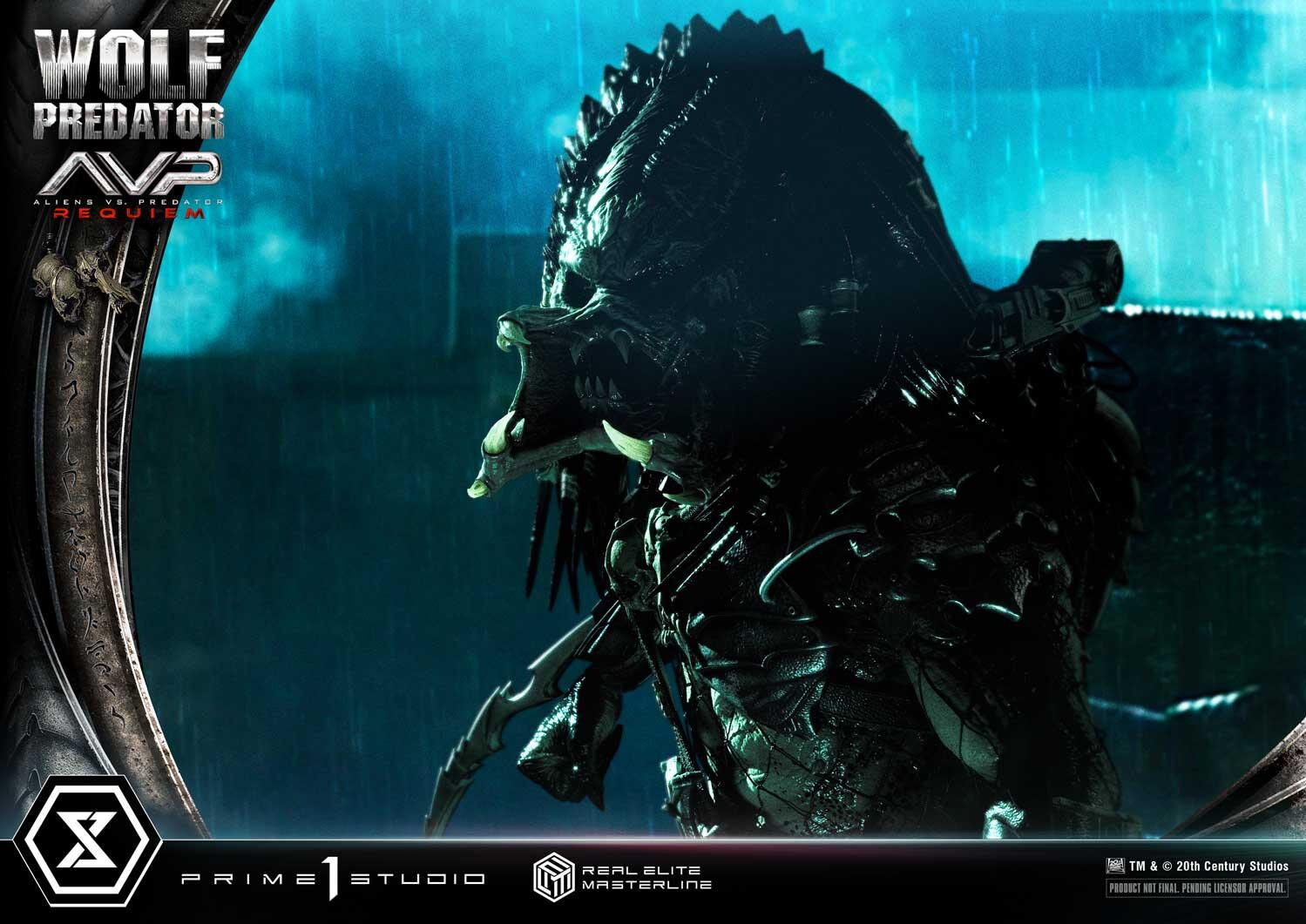 Aliens Vs Predator: Requiem - Alien Warrior - Wolf Predator - Real Elite Masterline (REMAVP-01DXS) - 1/3 - DX Bonus Version (Prime 1 Studio) photo 58