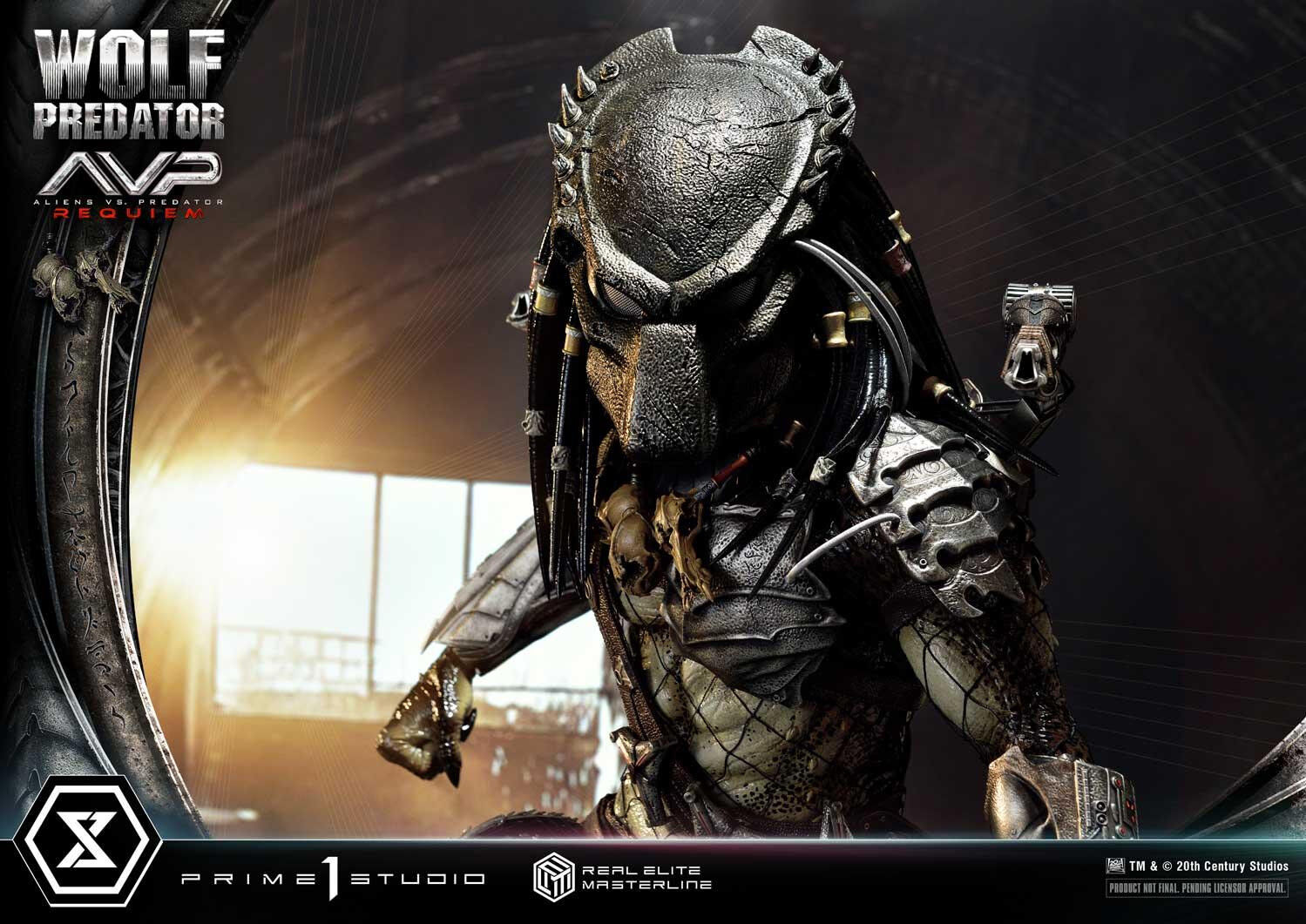 Aliens Vs Predator: Requiem - Alien Warrior - Wolf Predator - Real Elite Masterline (REMAVP-01DXS) - 1/3 - DX Bonus Version (Prime 1 Studio) photo 69