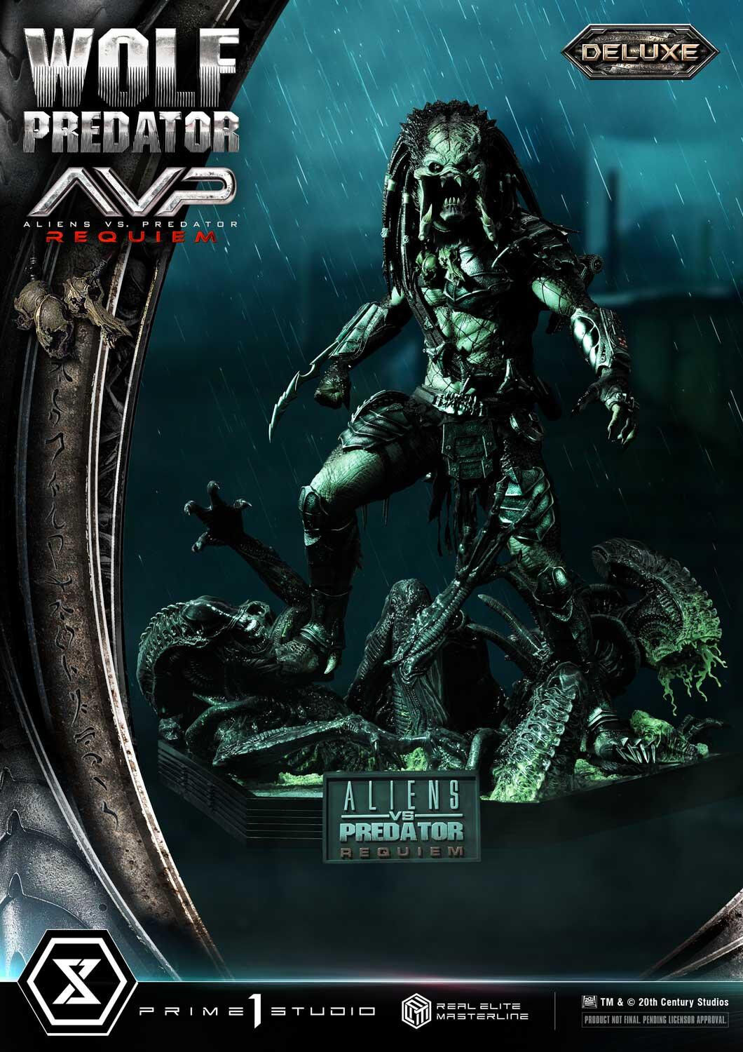 Aliens Vs Predator: Requiem - Alien Warrior - Wolf Predator - Real Elite Masterline (REMAVP-01DXS) - 1/3 - DX Bonus Version (Prime 1 Studio) photo 73