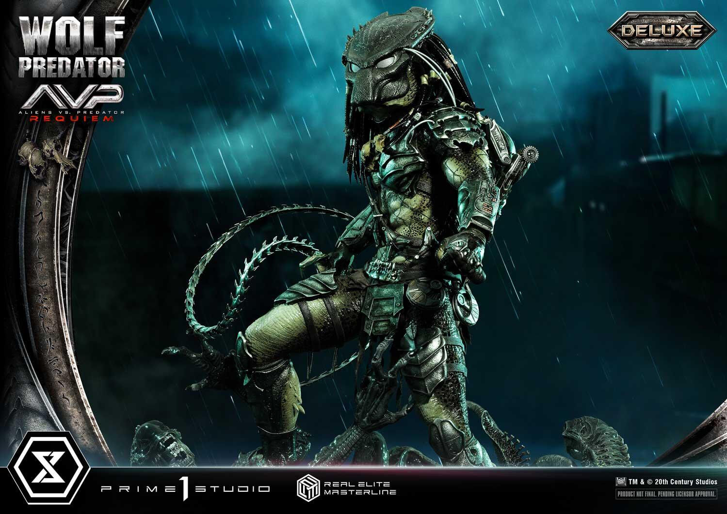 Aliens Vs Predator: Requiem - Alien Warrior - Wolf Predator - Real Elite Masterline (REMAVP-01DXS) - 1/3 - DX Bonus Version (Prime 1 Studio) photo 76