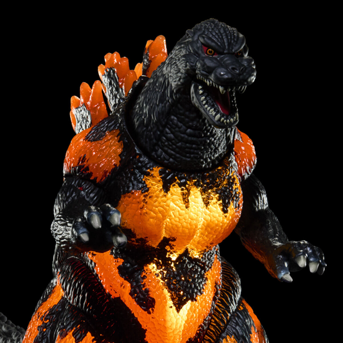 Gojira vs. Destoroyah - Burning Gojira - Light-Up Figure - Movie Monster Series - Movie Monster Series Kagayaki (Bandai) photo 2