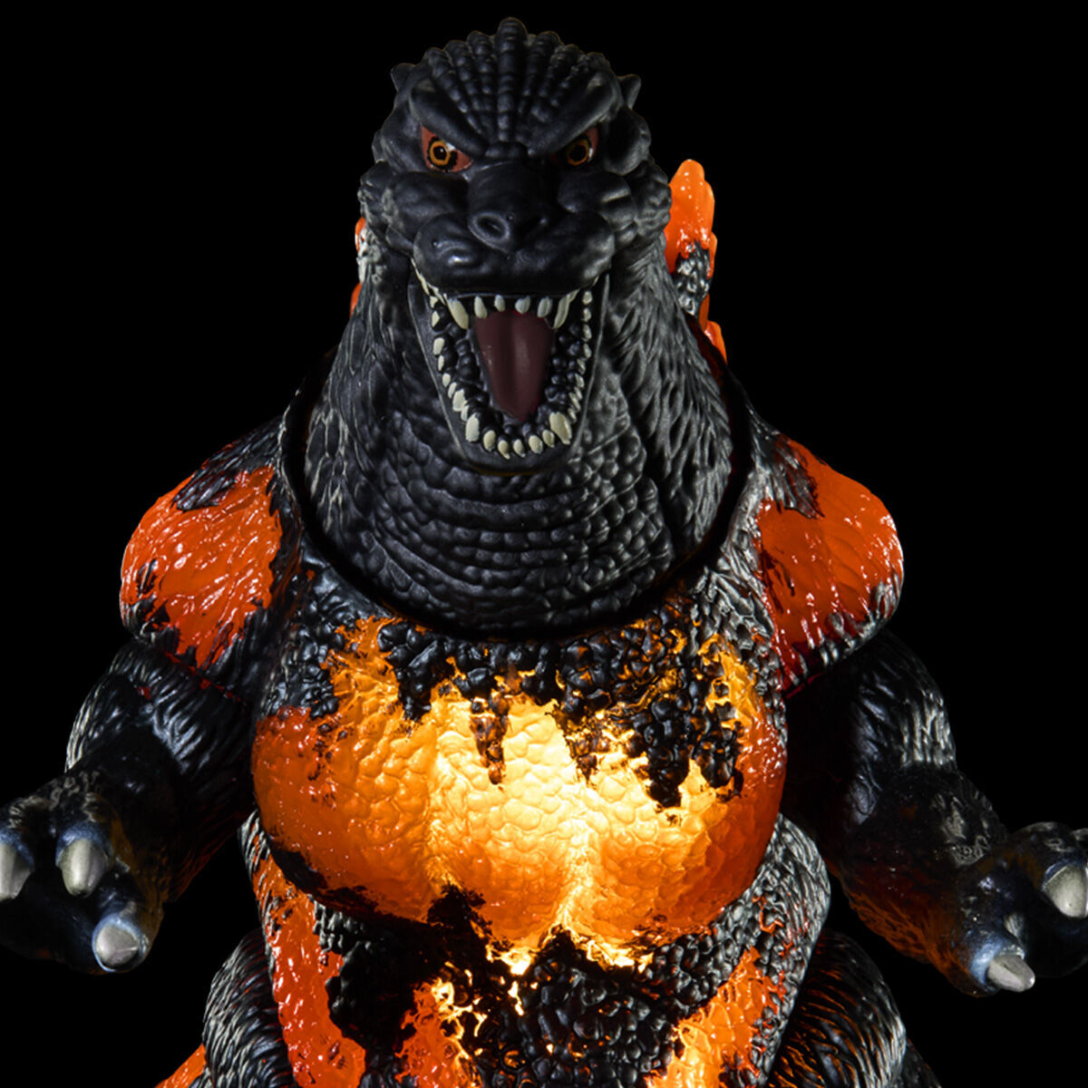 Gojira vs. Destoroyah - Burning Gojira - Light-Up Figure - Movie Monster Series - Movie Monster Series Kagayaki (Bandai) photo 4