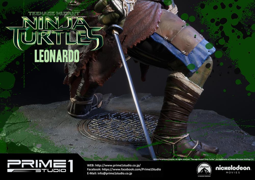 Teenage Mutant Ninja Turtles (2014) - Leonardo - Museum Masterline Series  (MMTMNT-02) - 1/4 (Prime 1 Studio) photo 13