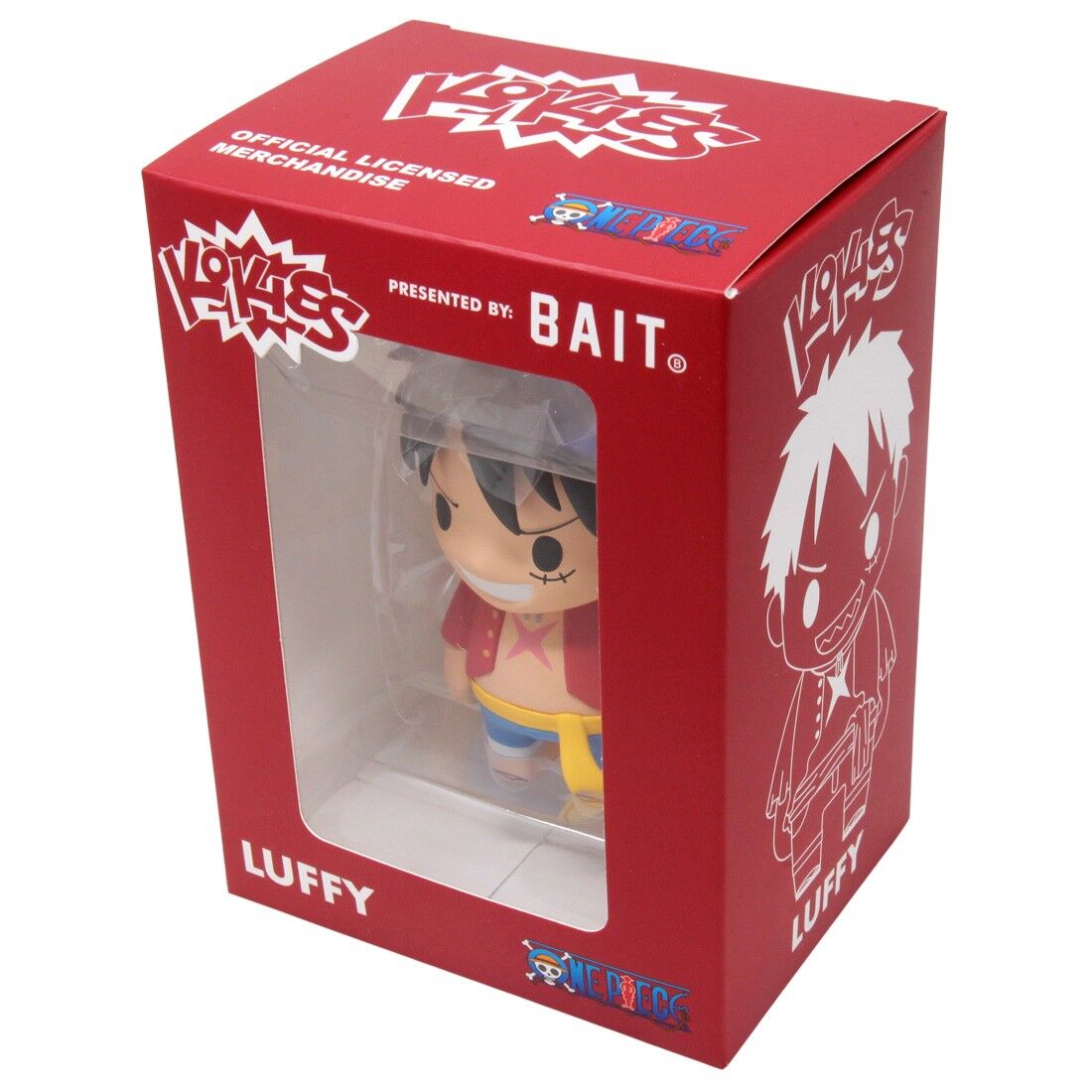 One Piece - Monkey D. Luffy - Bait x One Piece Kokies Figure - Red (Bait) photo 4