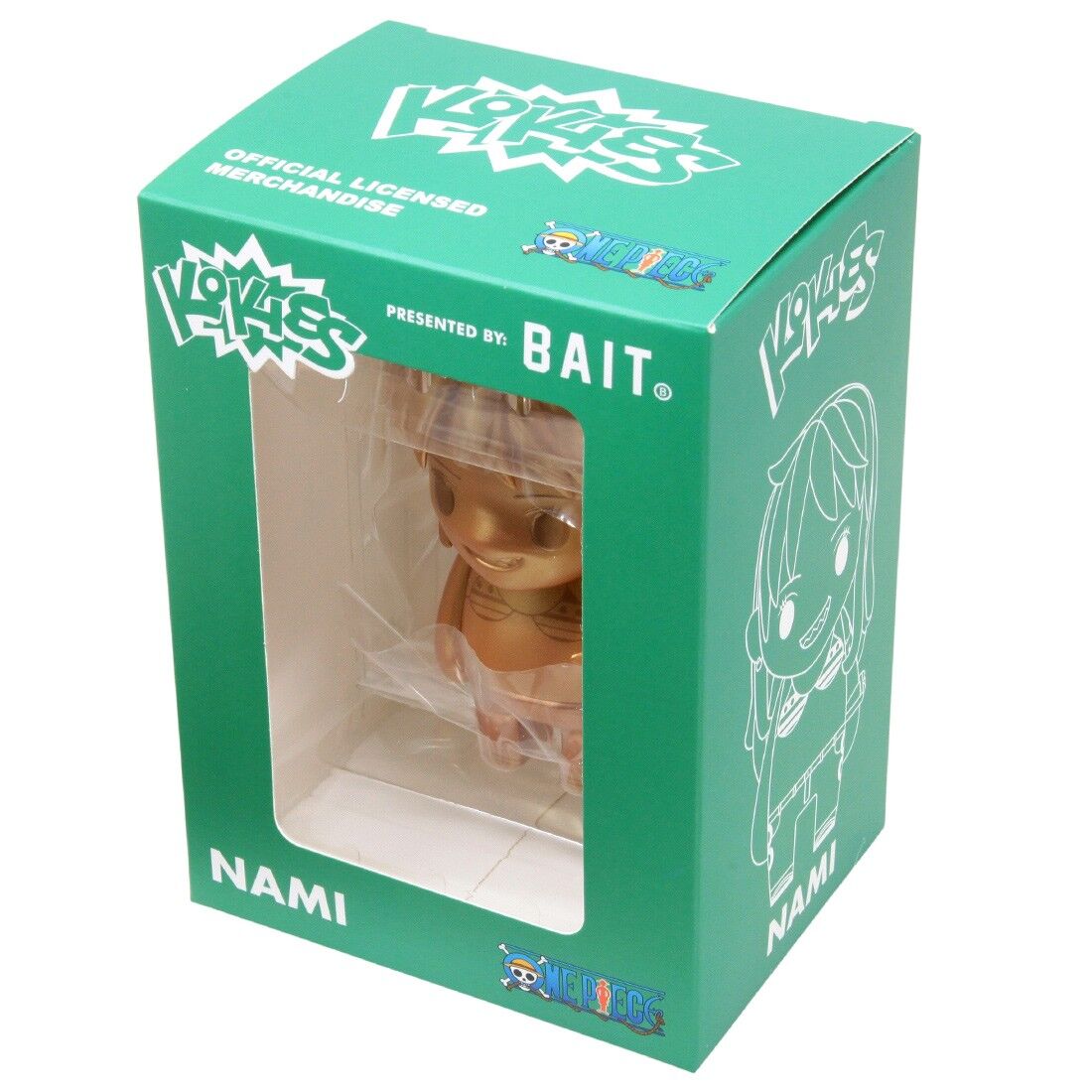 One Piece - Nami - Bait x One Piece Kokies Figure - Gold (Bait) photo 2
