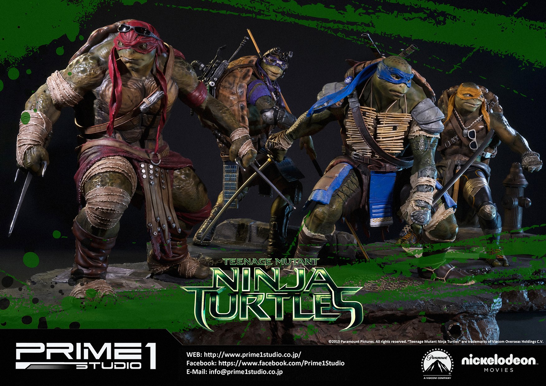 Teenage Mutant Ninja Turtles (2014) - Michelangelo - Museum Masterline Series  (MMTMNT-04) - 1/4 (Prime 1 Studio)