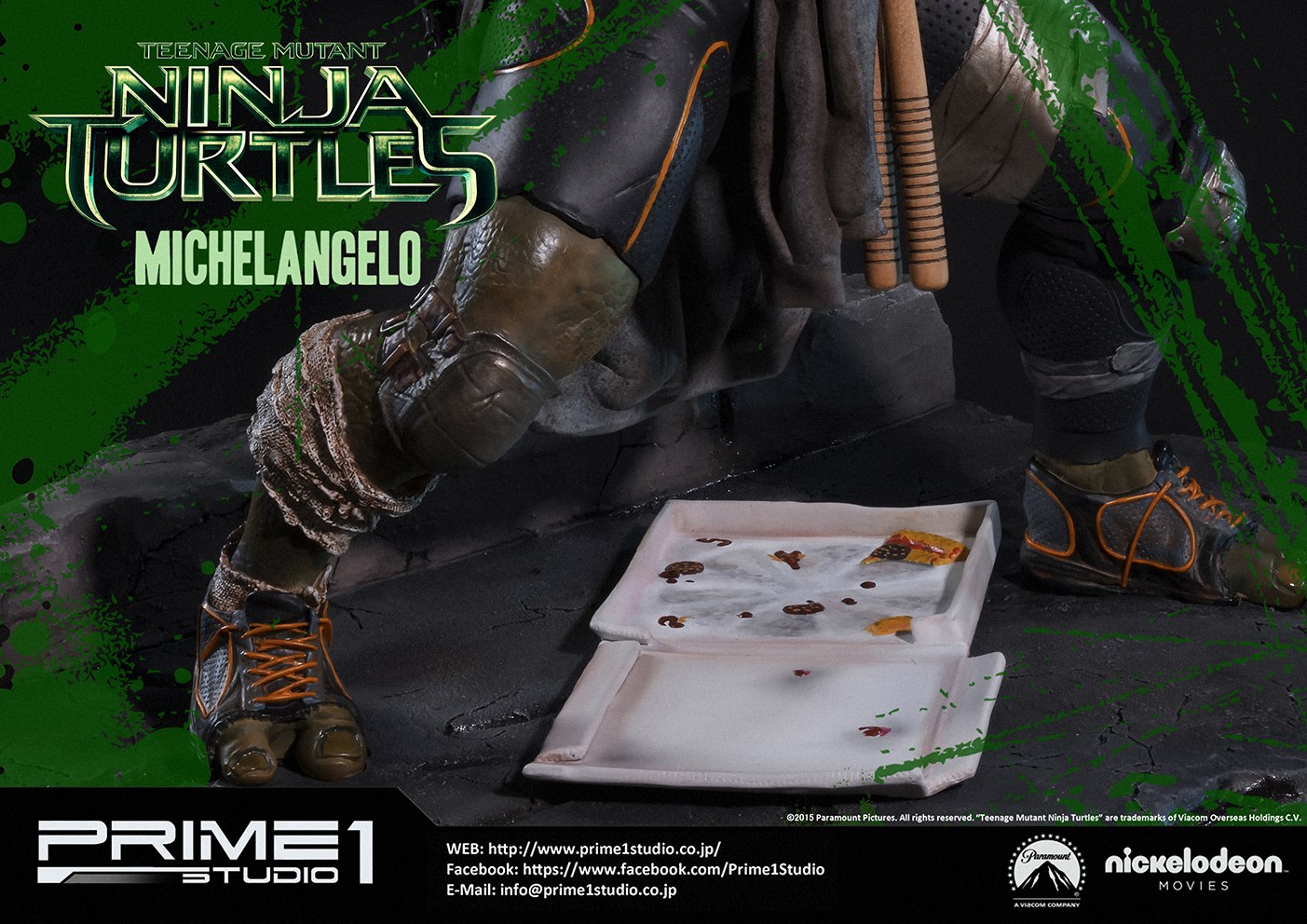 Teenage Mutant Ninja Turtles (2014) - Michelangelo - Museum Masterline Series (MMTMNT-04) - 1/4 (Prime 1 Studio) photo 9
