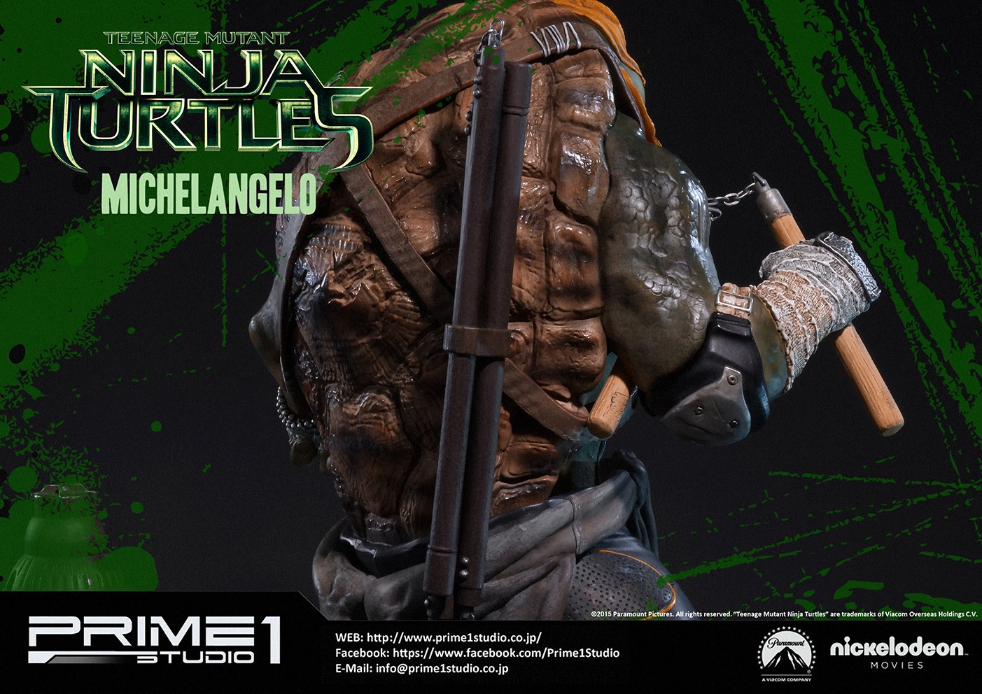 Teenage Mutant Ninja Turtles (2014) - Michelangelo - Museum Masterline Series (MMTMNT-04) - 1/4 (Prime 1 Studio) photo 10