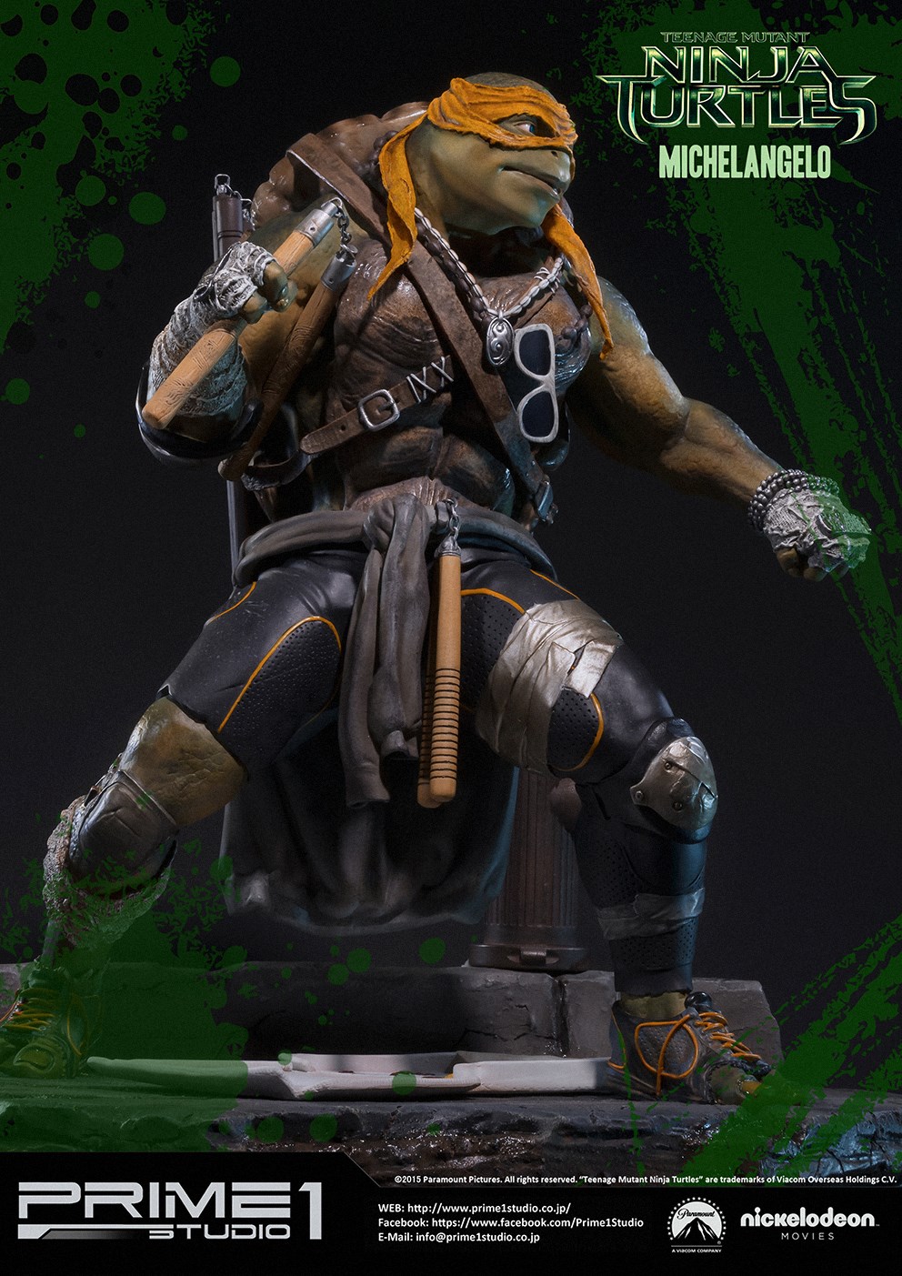 Teenage Mutant Ninja Turtles (2014) - Michelangelo - Museum Masterline Series (MMTMNT-04) - 1/4 (Prime 1 Studio) photo 12