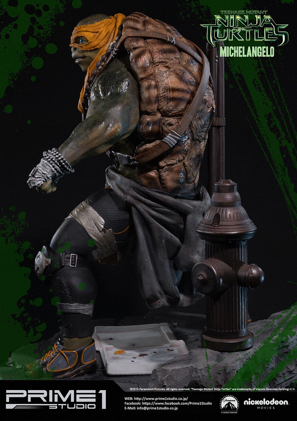 Teenage Mutant Ninja Turtles (2014) - Michelangelo - Museum Masterline Series (MMTMNT-04) - 1/4 (Prime 1 Studio) photo 13