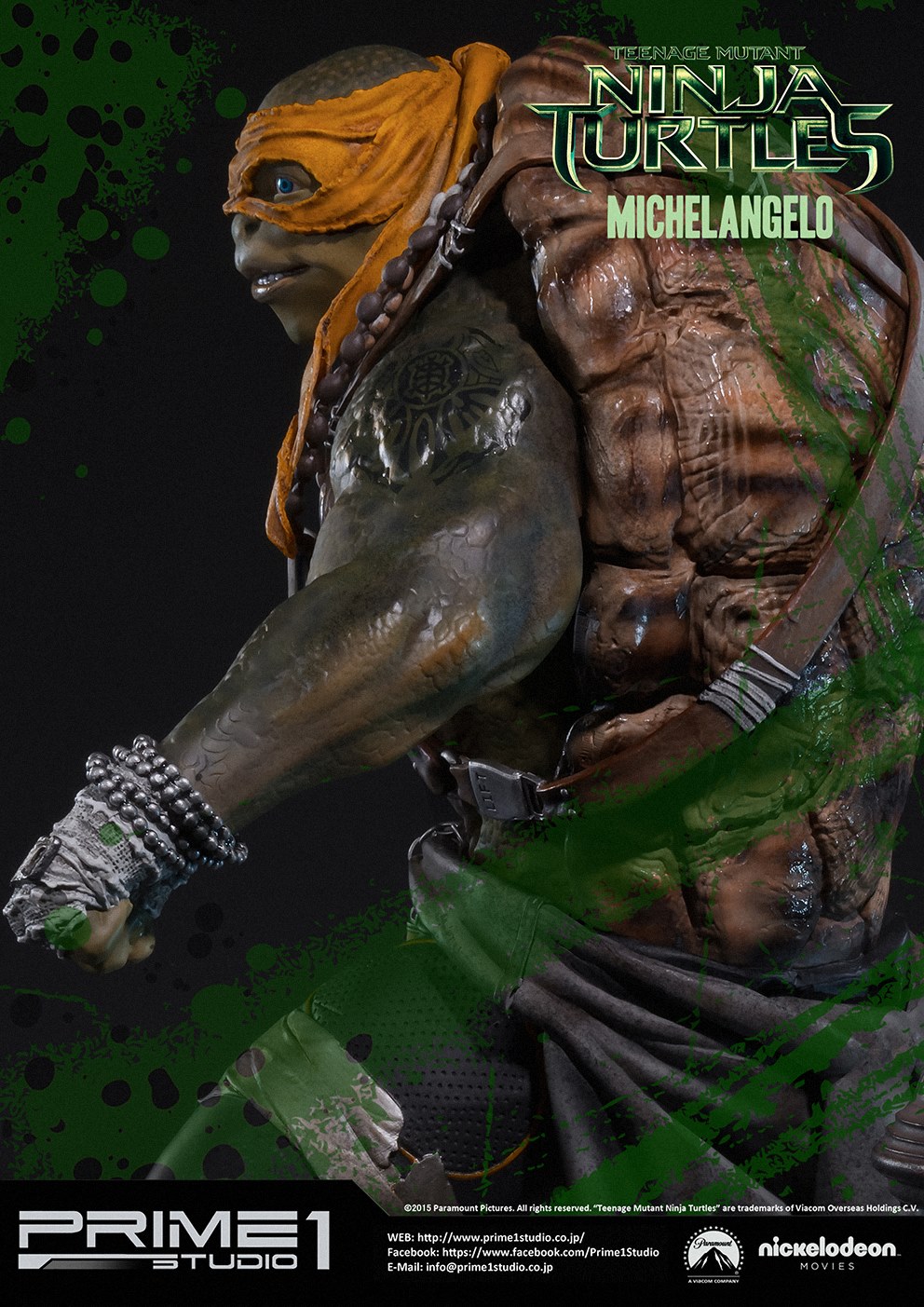 Teenage Mutant Ninja Turtles (2014) - Michelangelo - Museum Masterline Series (MMTMNT-04) - 1/4 (Prime 1 Studio) photo 14