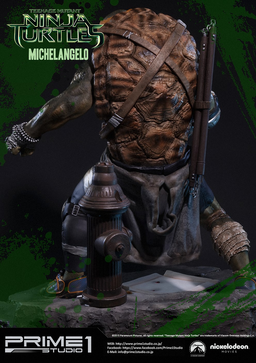Teenage Mutant Ninja Turtles (2014) - Michelangelo - Museum Masterline Series (MMTMNT-04) - 1/4 (Prime 1 Studio) photo 15