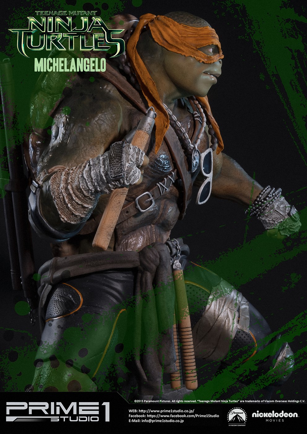Teenage Mutant Ninja Turtles (2014) - Michelangelo - Museum Masterline Series (MMTMNT-04) - 1/4 (Prime 1 Studio) photo 20
