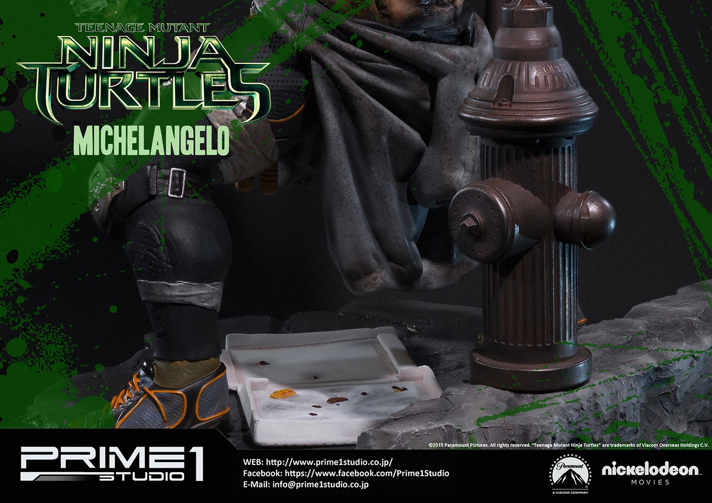 Teenage Mutant Ninja Turtles (2014) - Michelangelo - Museum Masterline Series (MMTMNT-04) - 1/4 (Prime 1 Studio) photo 22