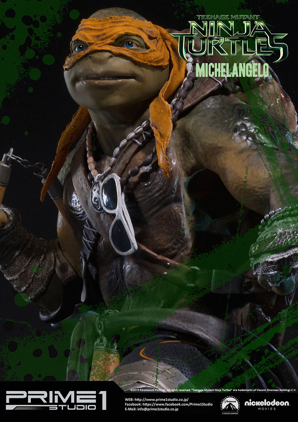 Teenage Mutant Ninja Turtles (2014) - Michelangelo - Museum Masterline Series (MMTMNT-04) - 1/4 (Prime 1 Studio) photo 25