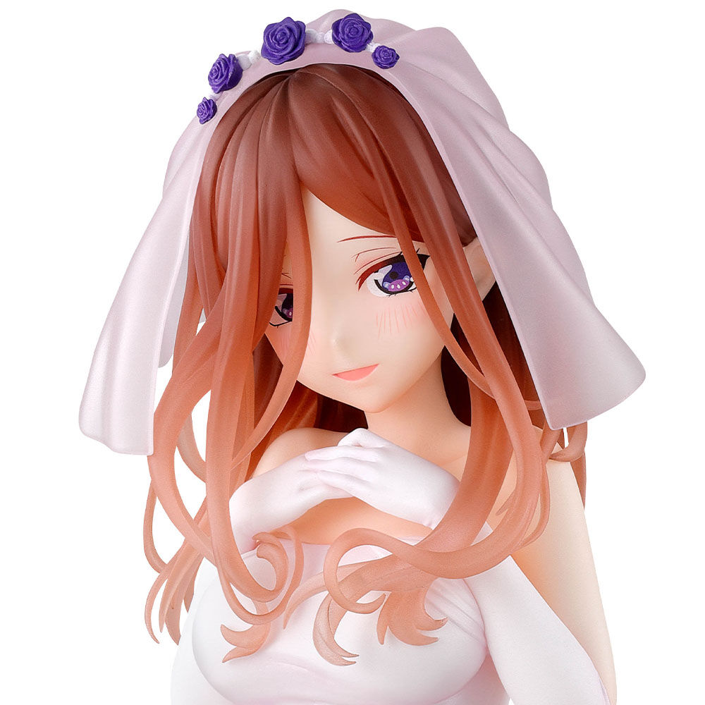 Gotoubun no Hanayome* - Nakano Miku - Gracemaster - Ichiban Kuji - Ichiban Kuji Gotoubun no Hanayome* ~Itsutsugo Yori Ai o Komete~ (C Prize) - 1/7 (Bandai Spirits) photo 4