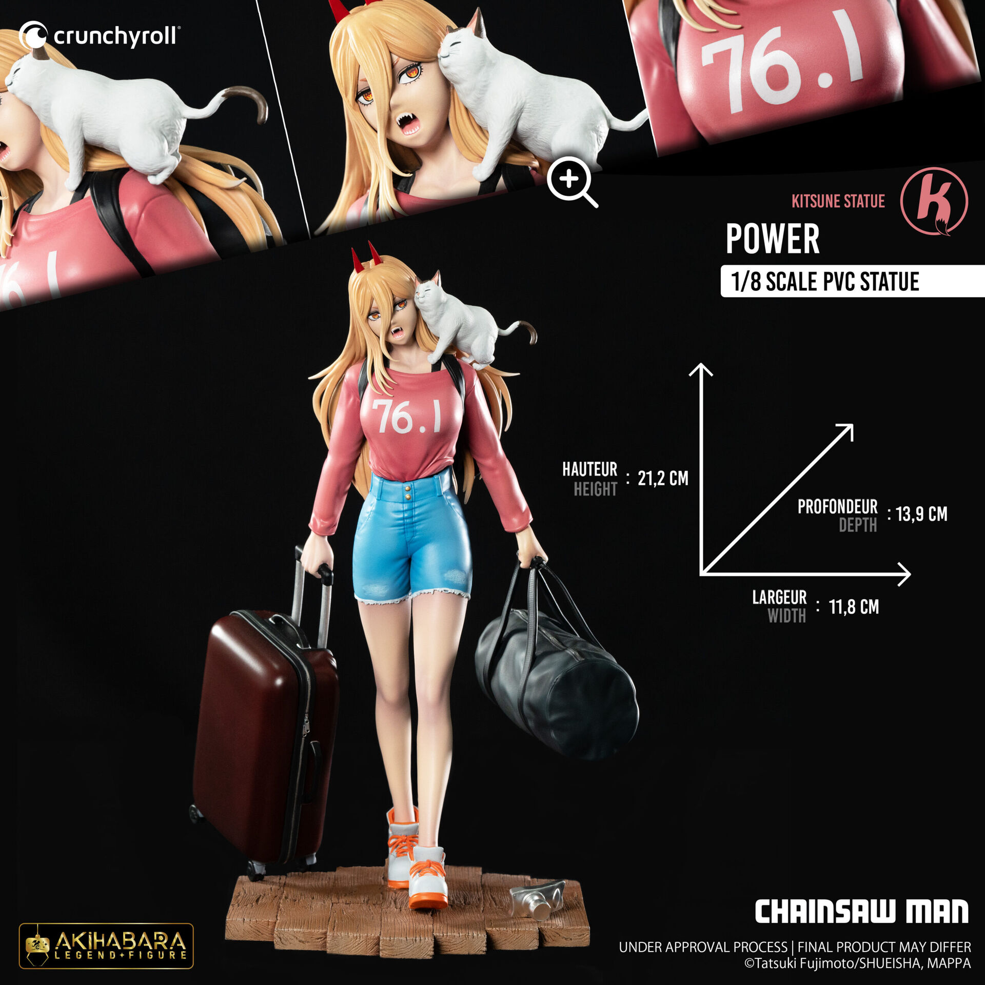 Chainsaw Man - Nyaako - Power - Akihabara Legend Figure - 1/8 (Chibi Akihabara, Kitsune Statue) photo 8