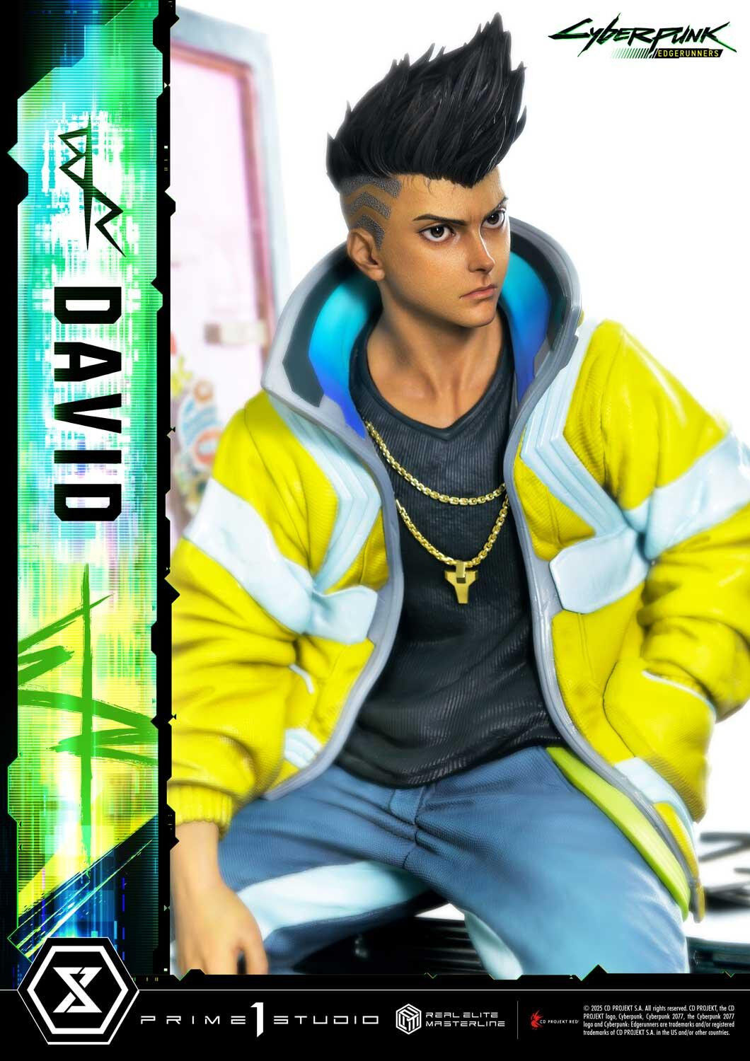 Cyberpunk: Edgerunners - David Martinez - Real Elite Masterline  (REMCP-02DX) - 1/4 - DX Version (Prime 1 Studio) photo 3