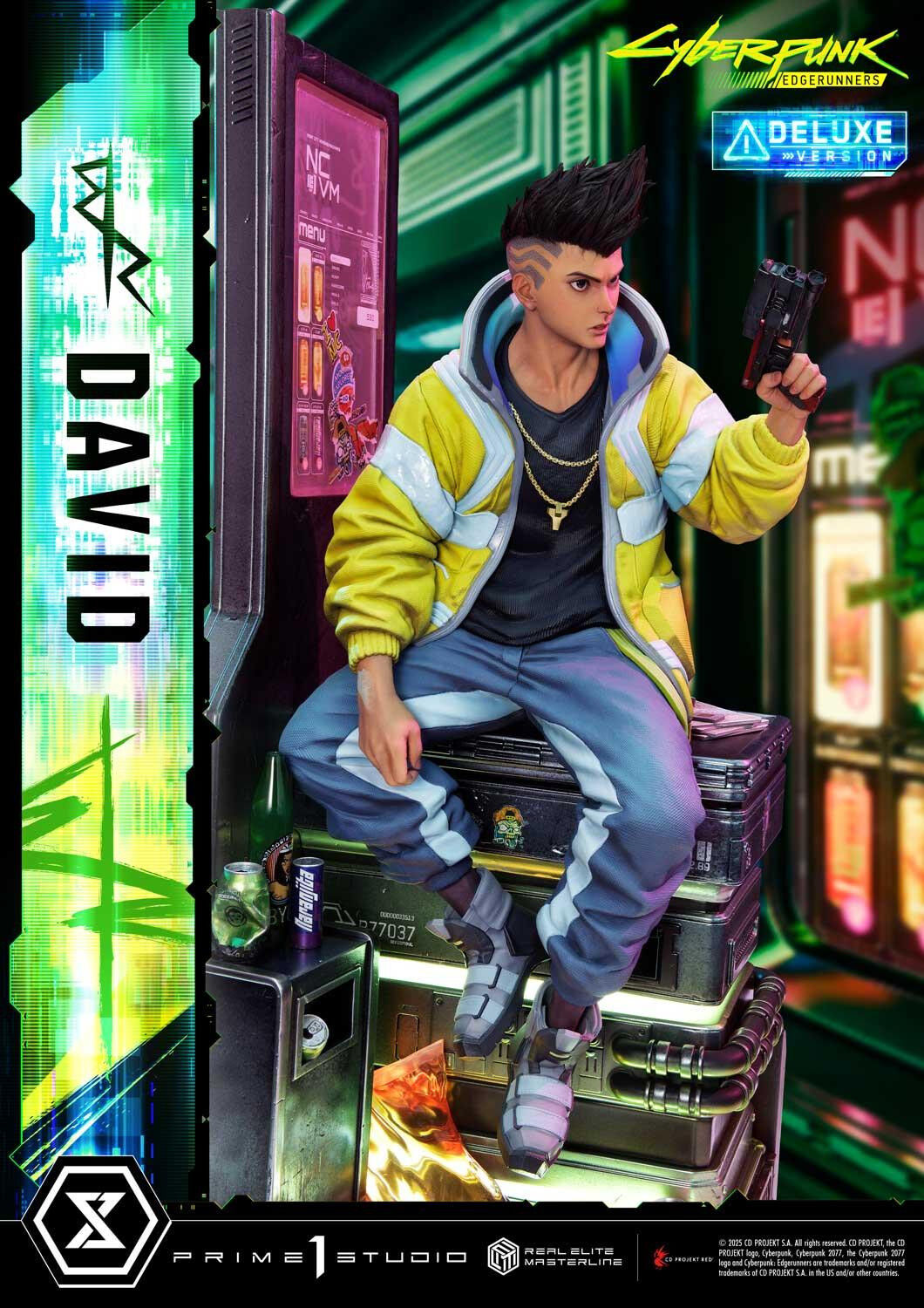 Cyberpunk: Edgerunners - David Martinez - Real Elite Masterline  (REMCP-02DX) - 1/4 - DX Version (Prime 1 Studio) photo 6