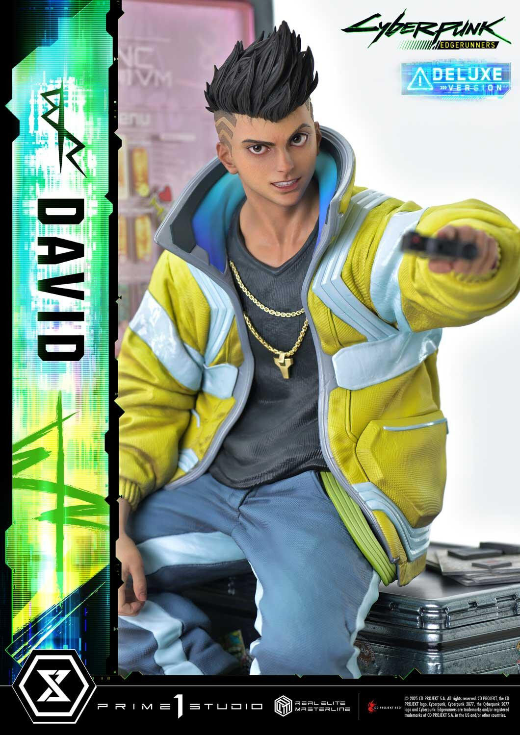 Cyberpunk: Edgerunners - David Martinez - Real Elite Masterline  (REMCP-02DX) - 1/4 - DX Version (Prime 1 Studio) photo 14