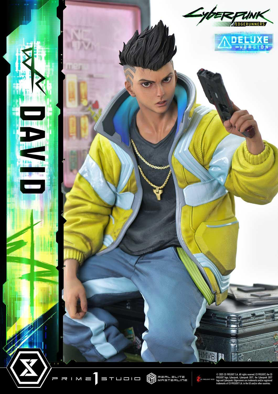 Cyberpunk: Edgerunners - David Martinez - Real Elite Masterline  (REMCP-02DX) - 1/4 - DX Version (Prime 1 Studio) photo 15