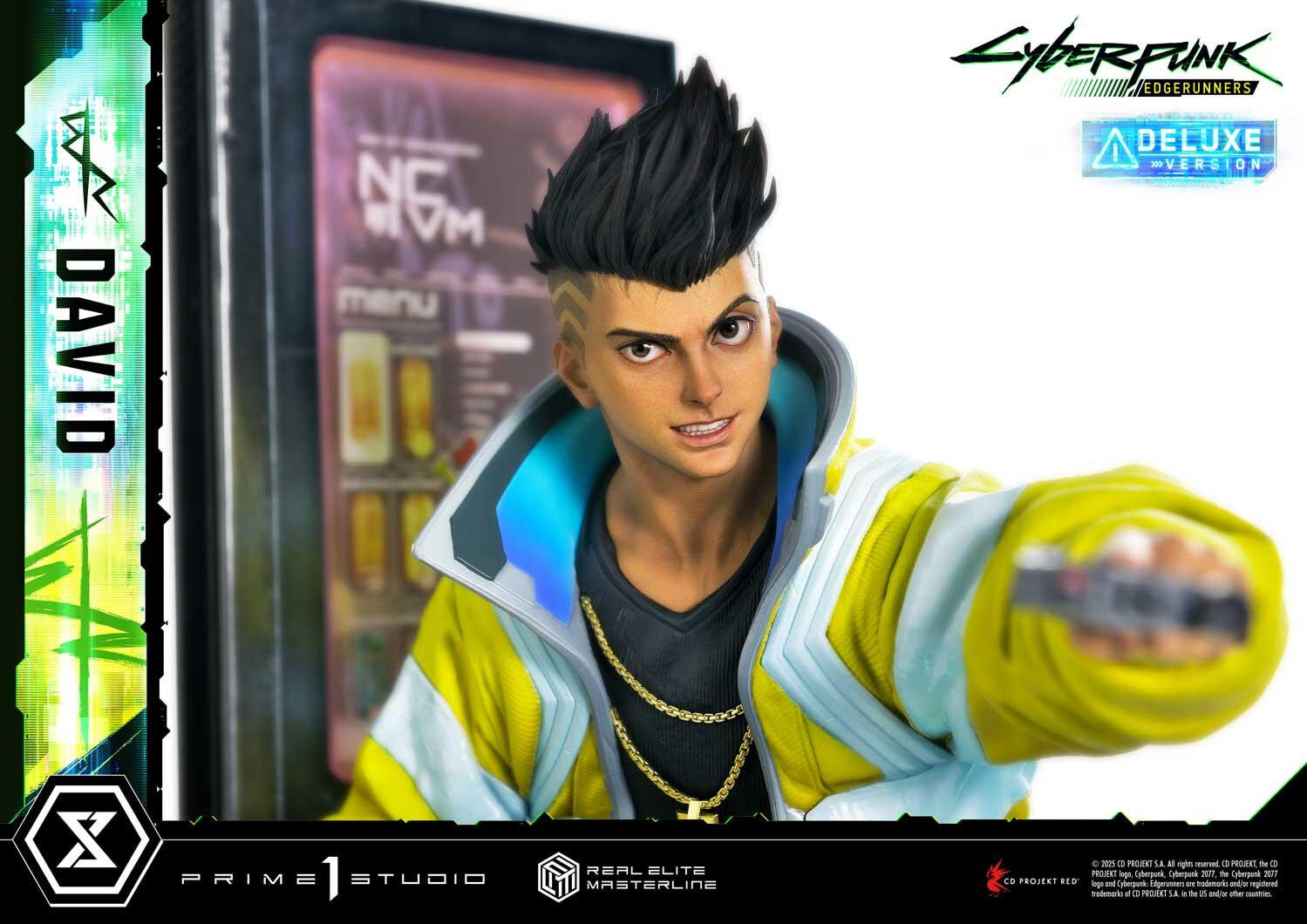 Cyberpunk: Edgerunners - David Martinez - Real Elite Masterline  (REMCP-02DX) - 1/4 - DX Version (Prime 1 Studio) photo 23