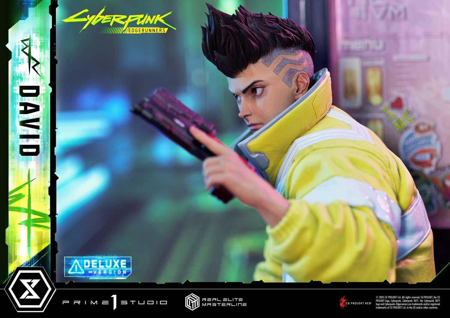 Cyberpunk: Edgerunners - David Martinez - Real Elite Masterline  (REMCP-02DX) - 1/4 - DX Version (Prime 1 Studio) photo 25