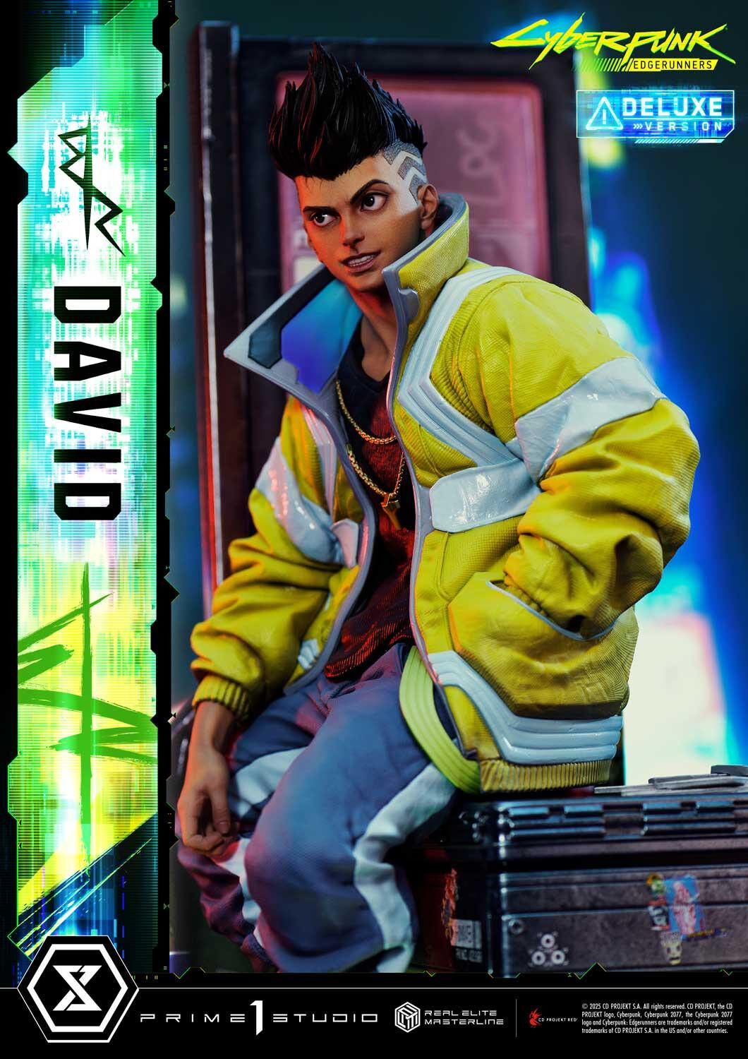 Cyberpunk: Edgerunners - David Martinez - Real Elite Masterline  (REMCP-02DX) - 1/4 - DX Version (Prime 1 Studio) photo 36