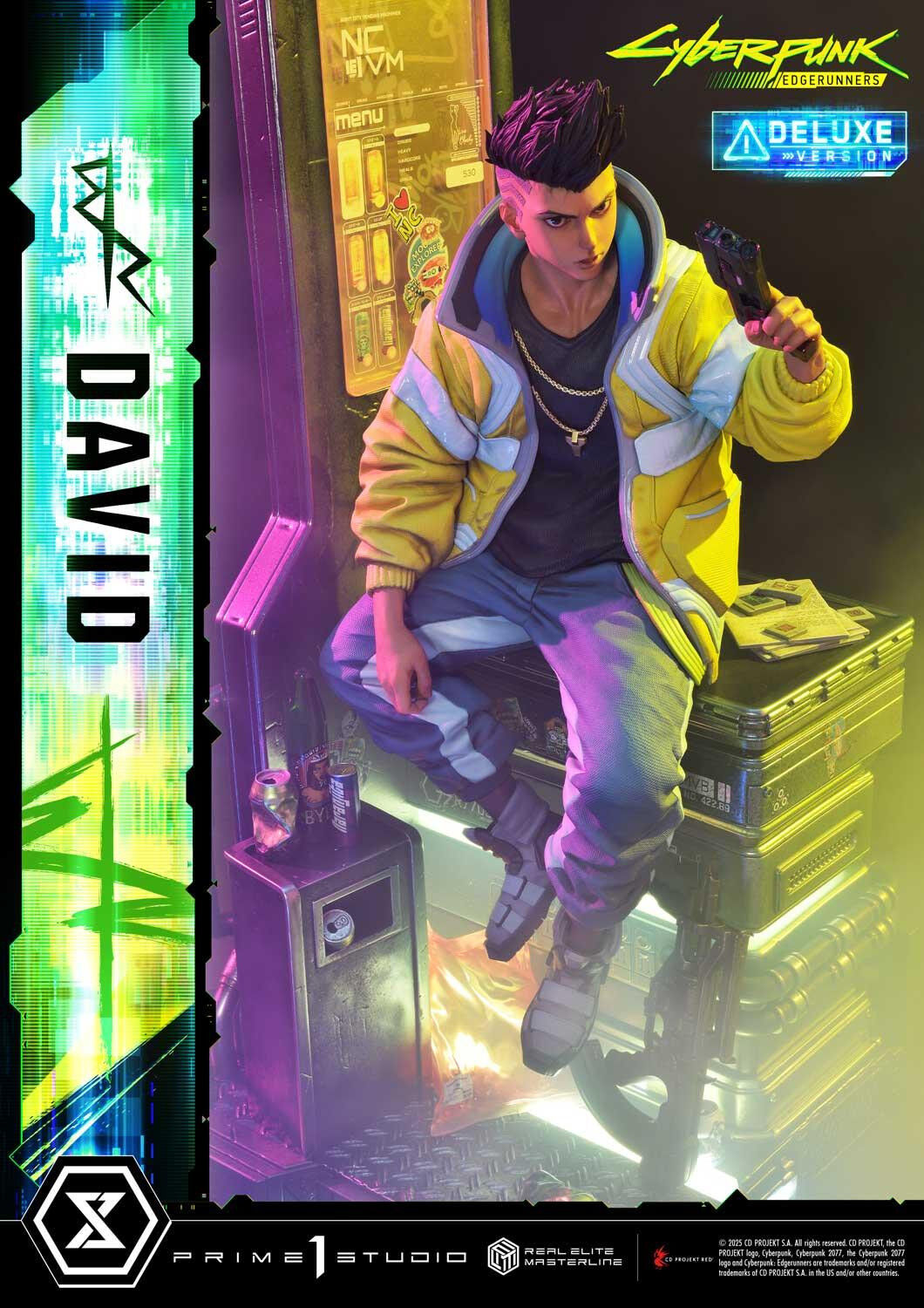 Cyberpunk: Edgerunners - David Martinez - Real Elite Masterline  (REMCP-02DX) - 1/4 - DX Version (Prime 1 Studio) photo 43